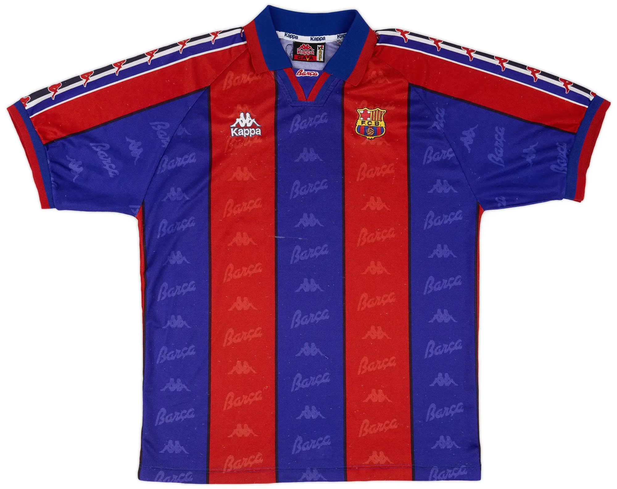 Kappa 1992-95 Barcelona Home Shirt - 8/10 - (XL)