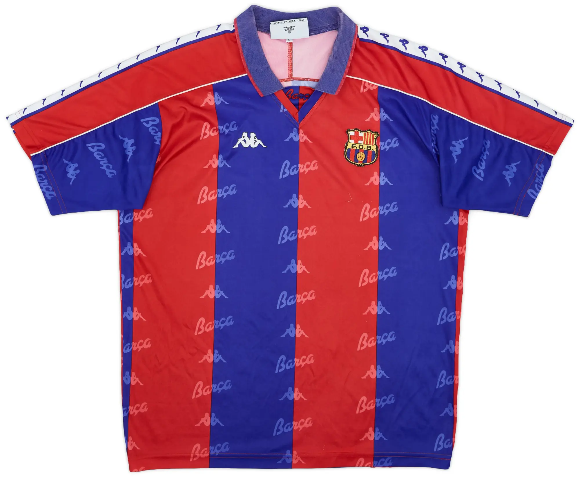 Kappa 1992-95 Barcelona Home Shirt - 7/10 - (L)