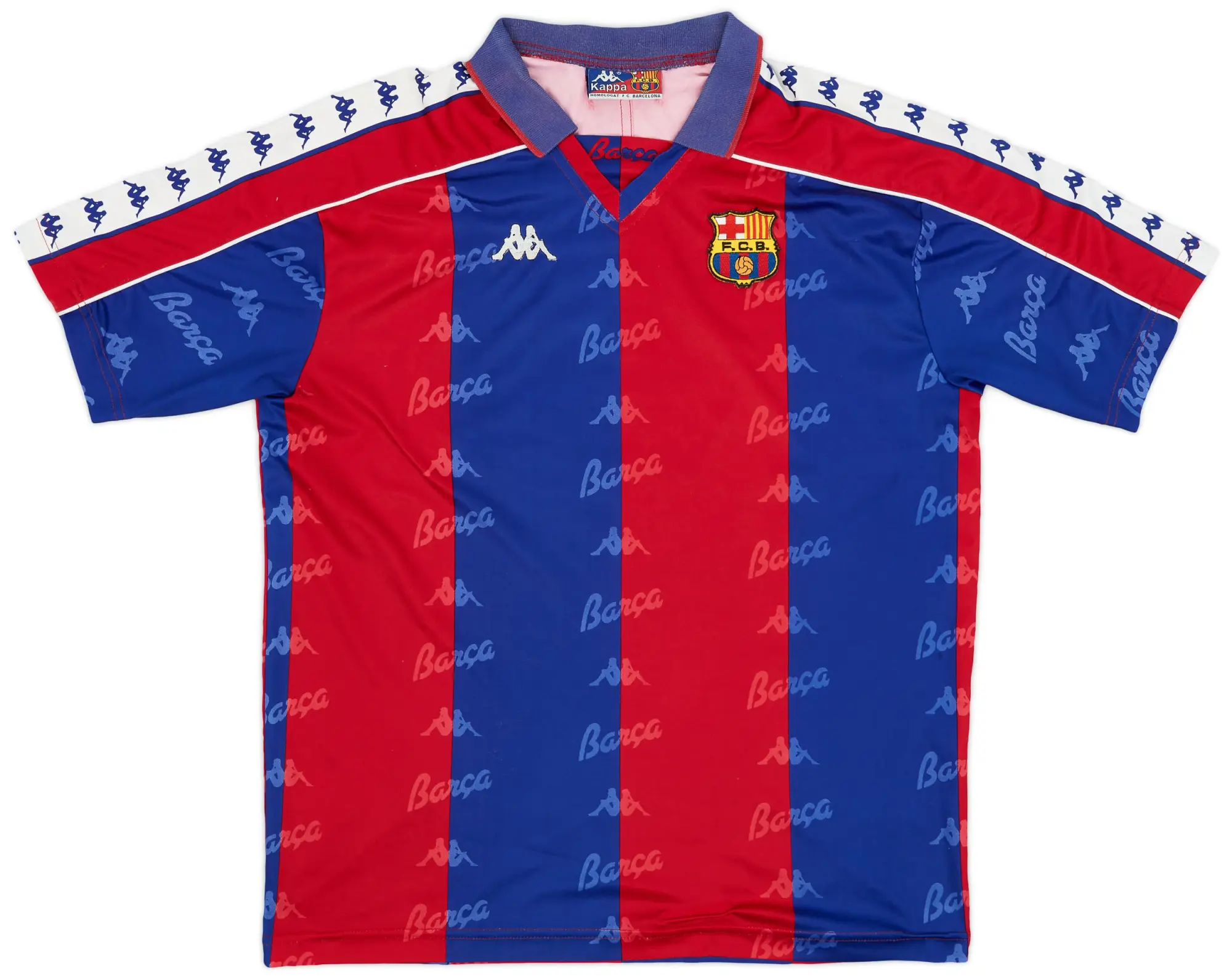 Kappa 1992-95 Barcelona Home Shirt - 8/10 - (L)