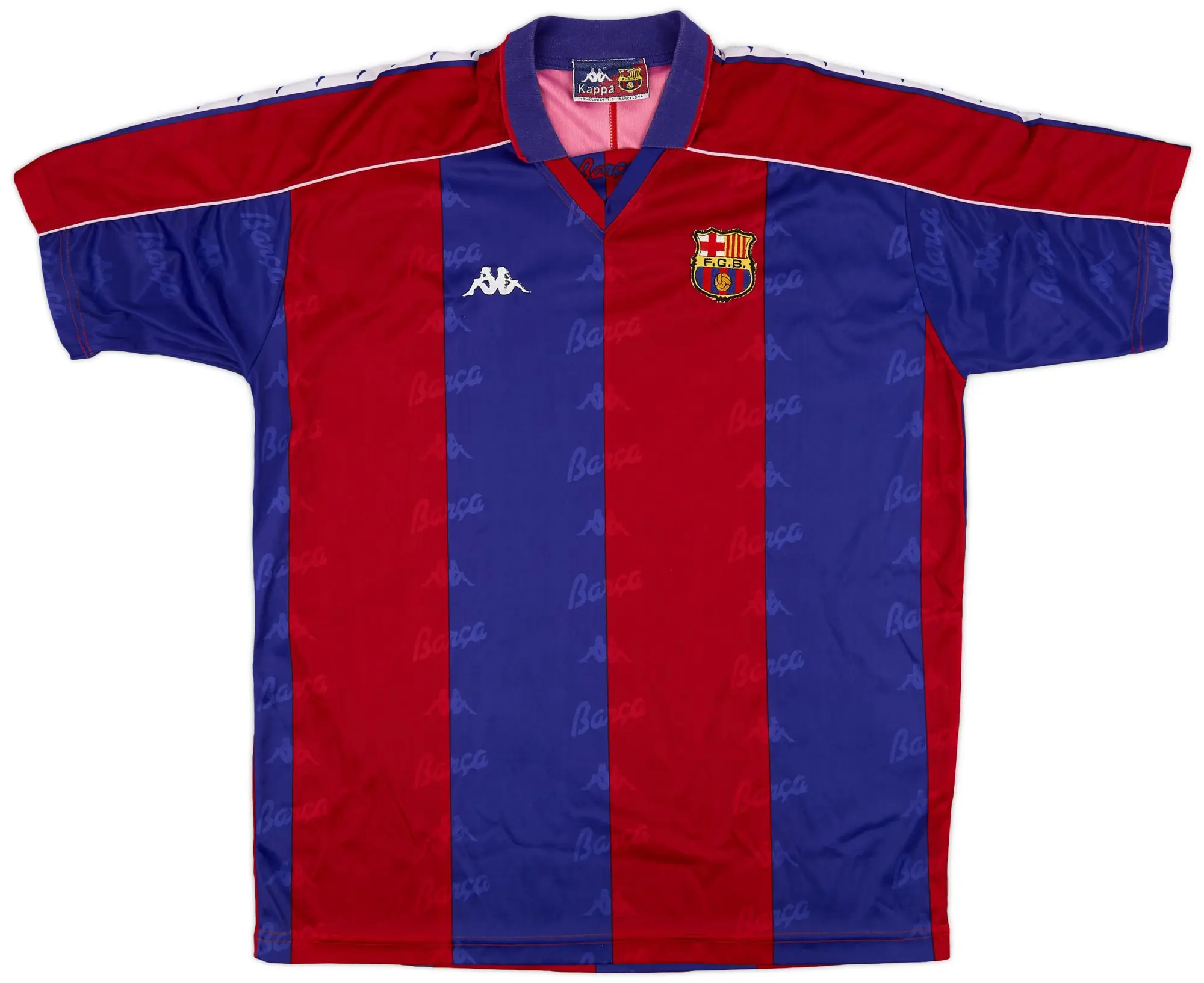 Kappa 1992-95 Barcelona Home Shirt - 9/10 - (XL)