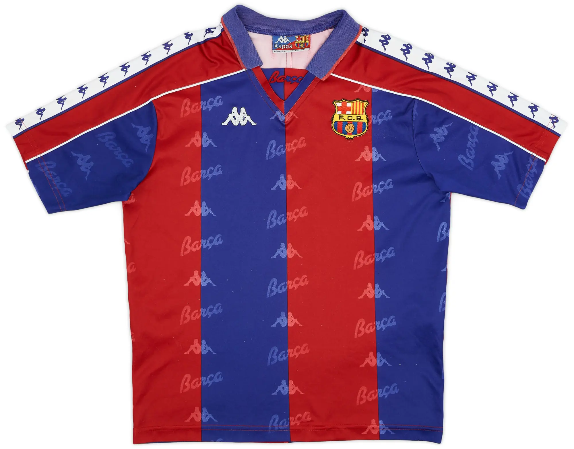 Kappa 1992-95 Barcelona Home Shirt - 8/10 - (S)