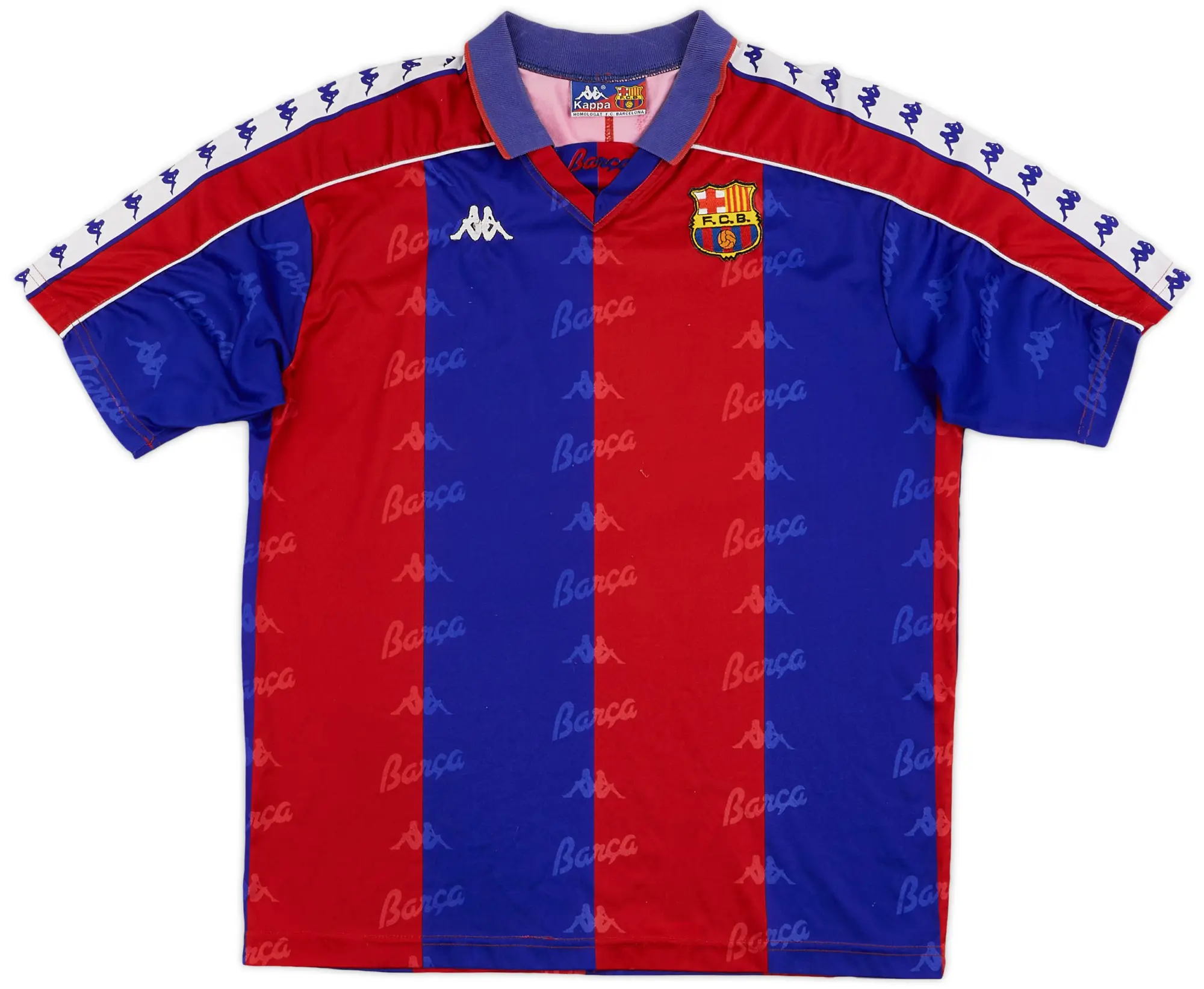 Kappa 1992-95 Barcelona Home Shirt - 8/10 - (L)