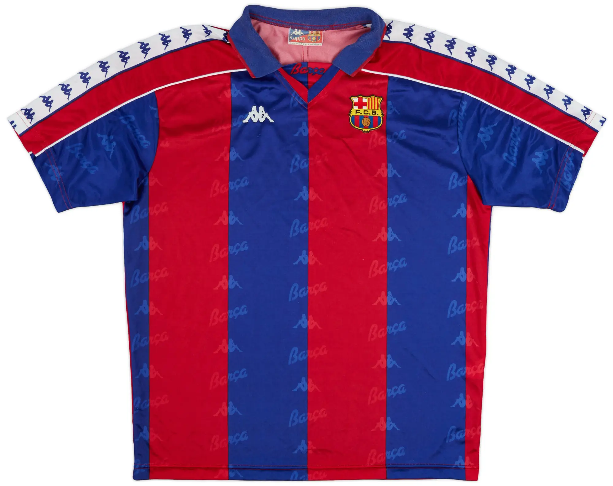 Kappa 1992-95 Barcelona Home Shirt - 9/10 - (XL)