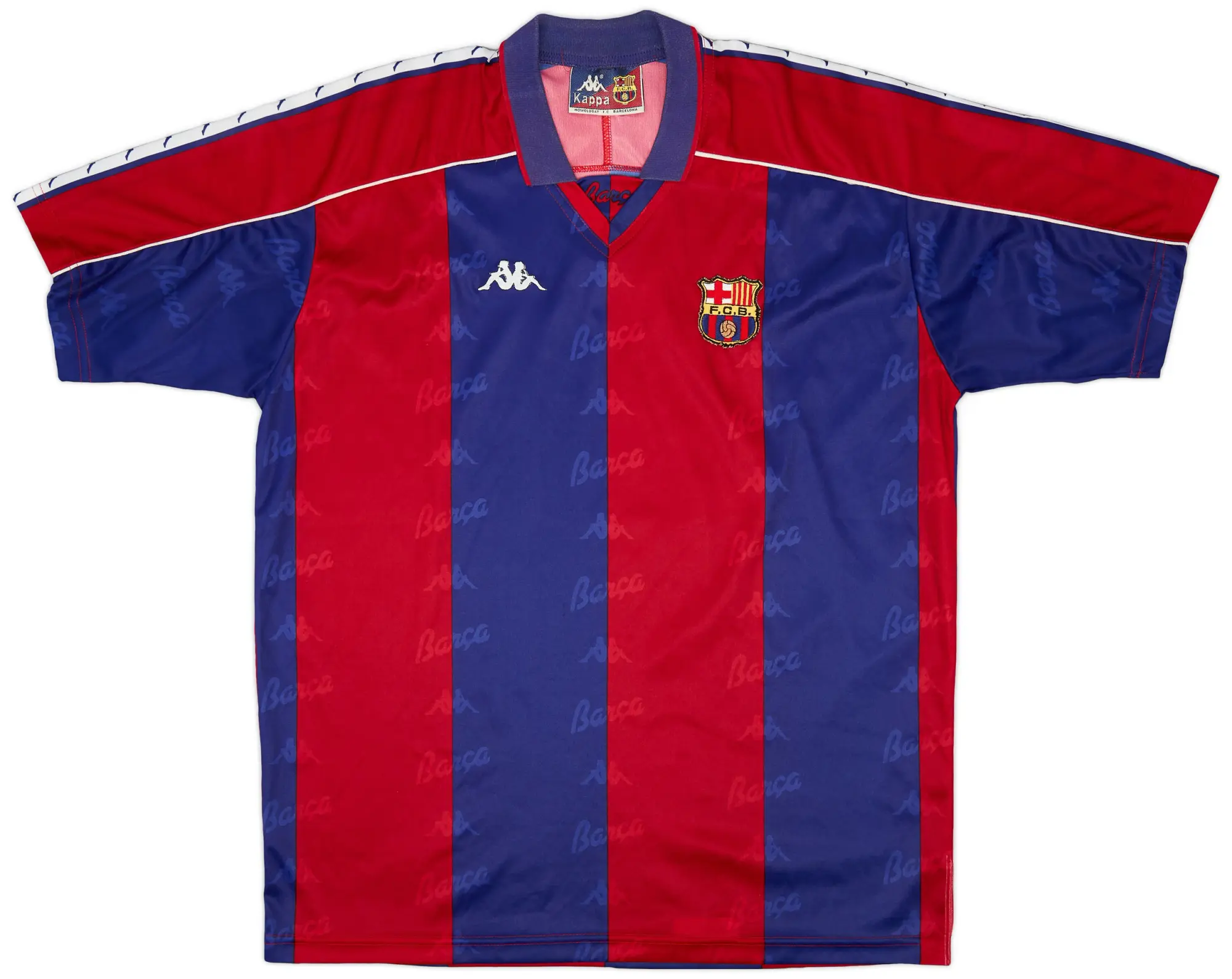 Kappa 1992-95 Barcelona Home Shirt - 9/10 - (XL)