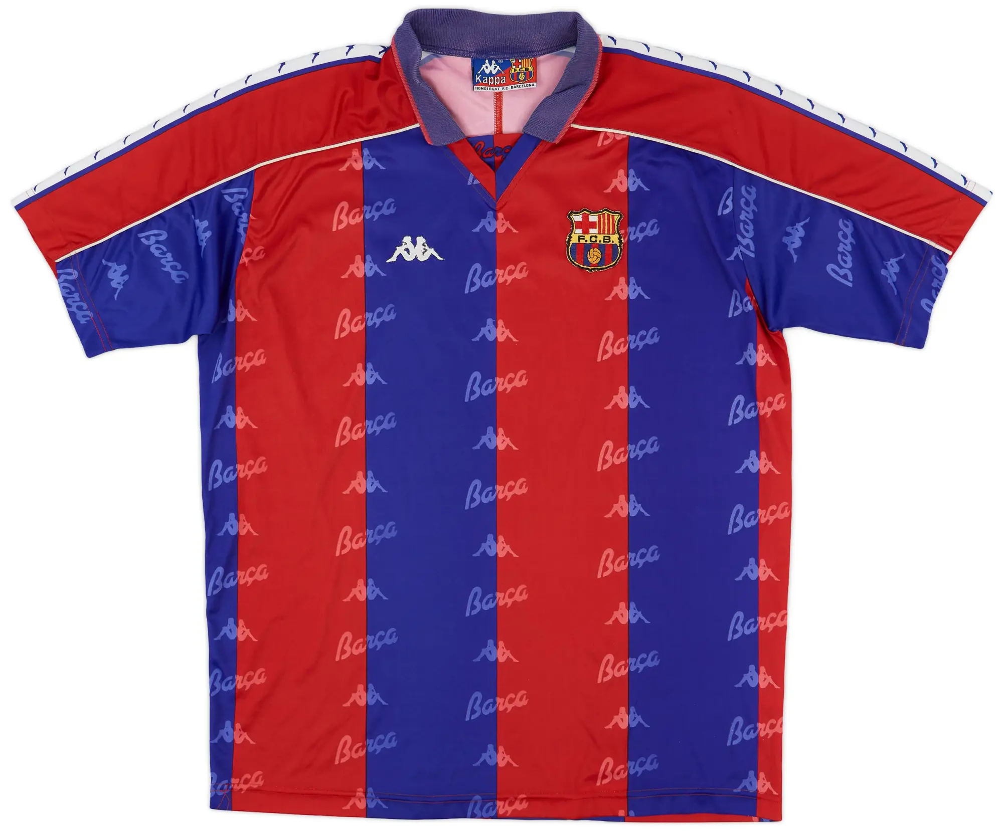 Kappa 1992-95 Barcelona Home Shirt - 8/10 - (XL)