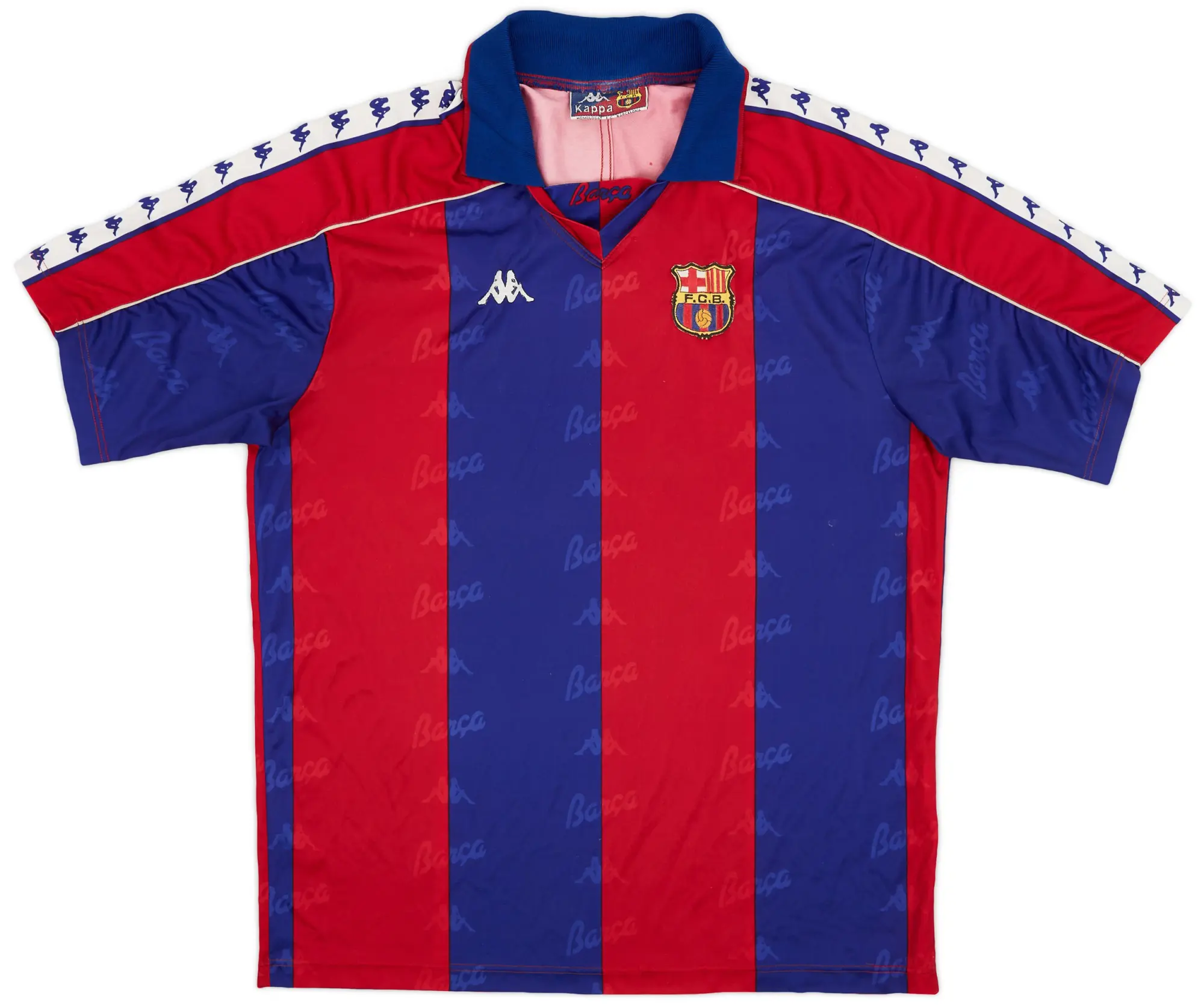 Kappa 1992-95 Barcelona Home Shirt - 7/10 - (XL)