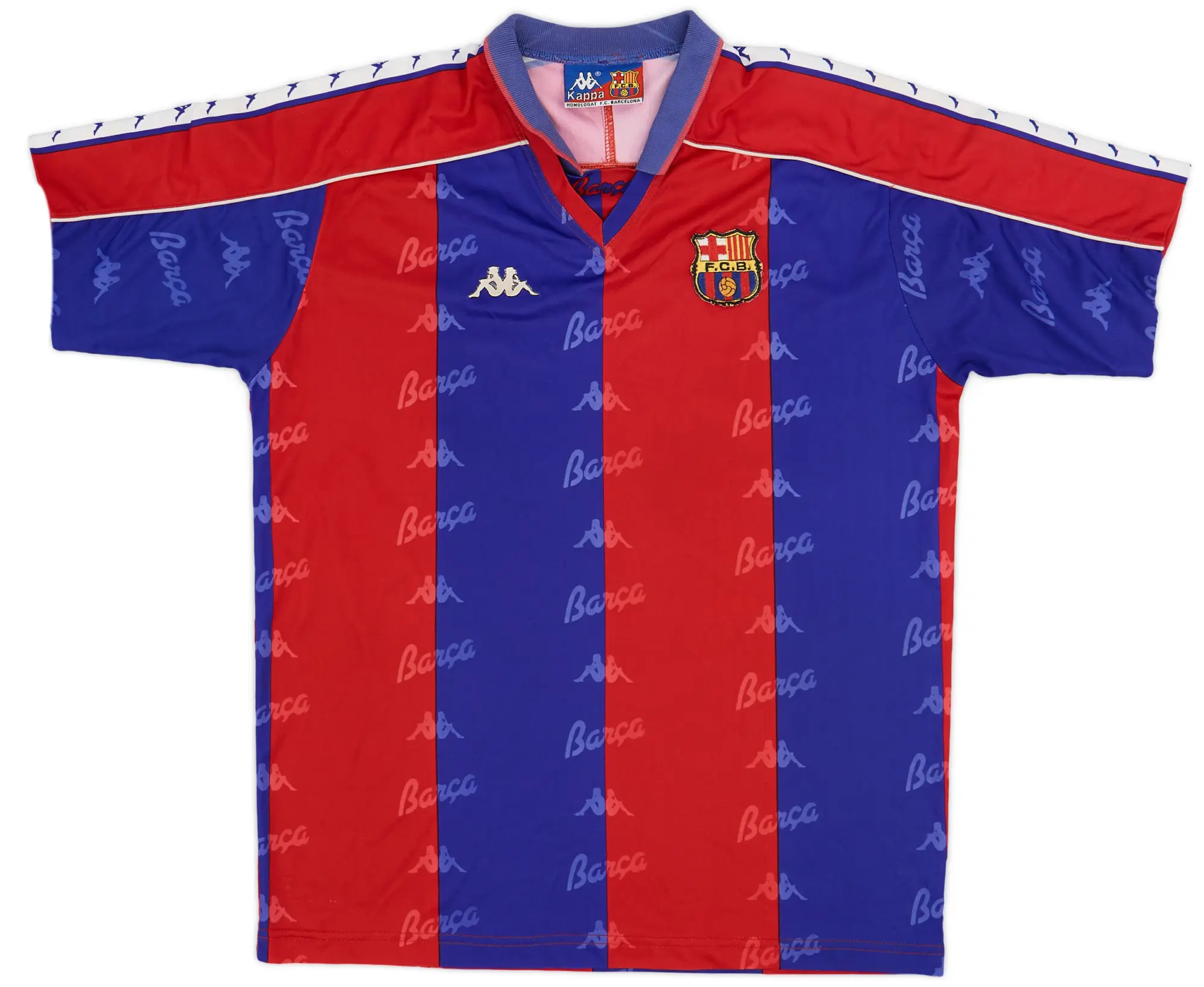 Kappa 1992-95 Barcelona Home Shirt - 8/10 - (L)