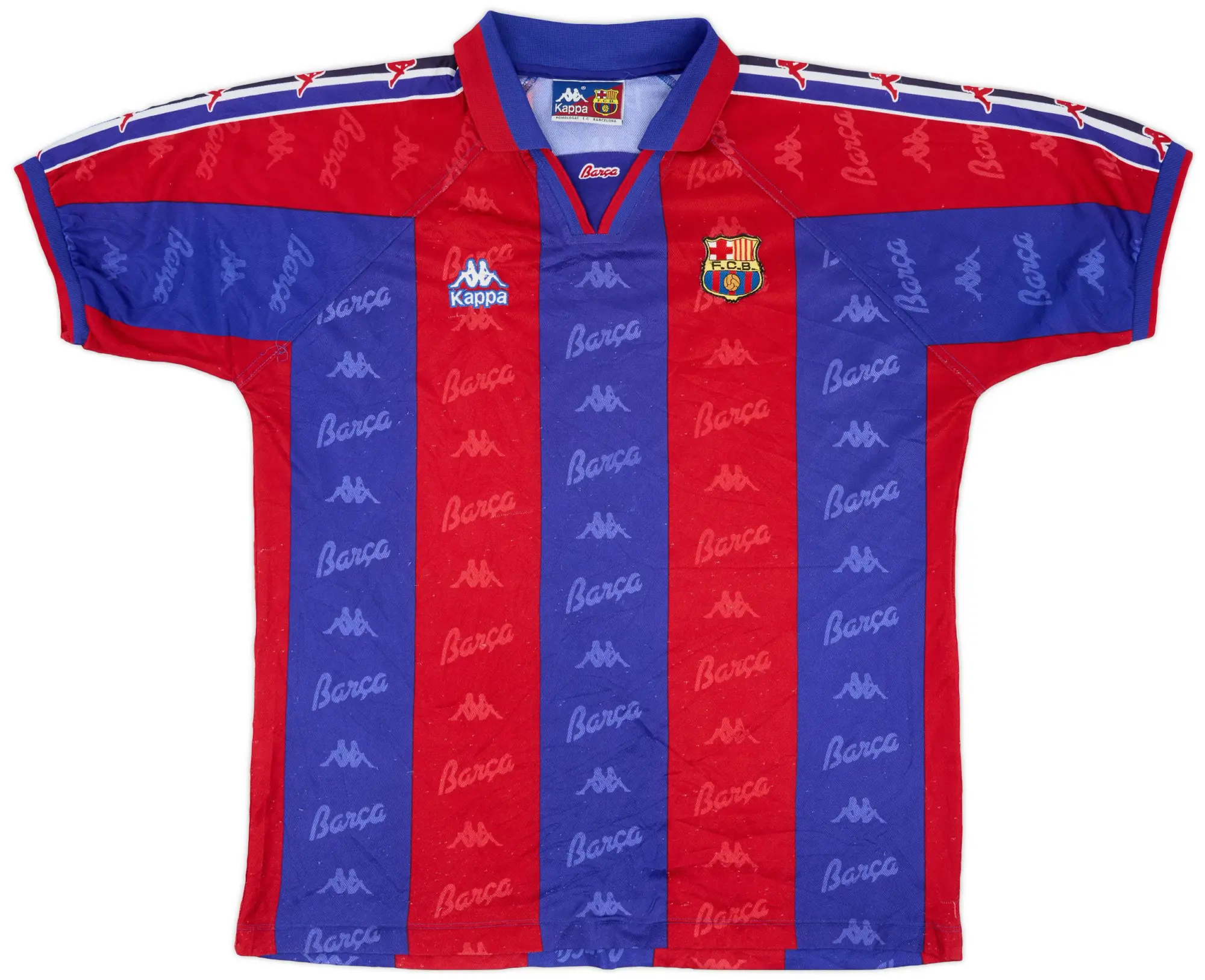 Kappa 1995-97 Barcelona Home Shirt - 6/10 - (XL)