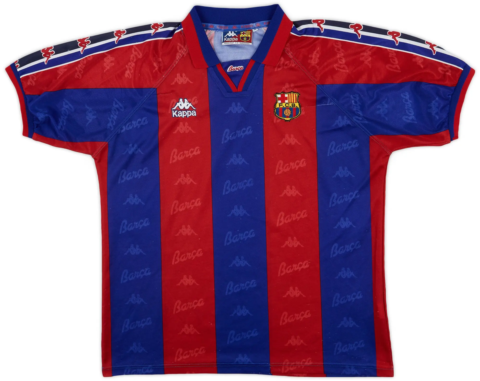 Kappa 1995-97 Barcelona Home Shirt - 7/10 - (M)