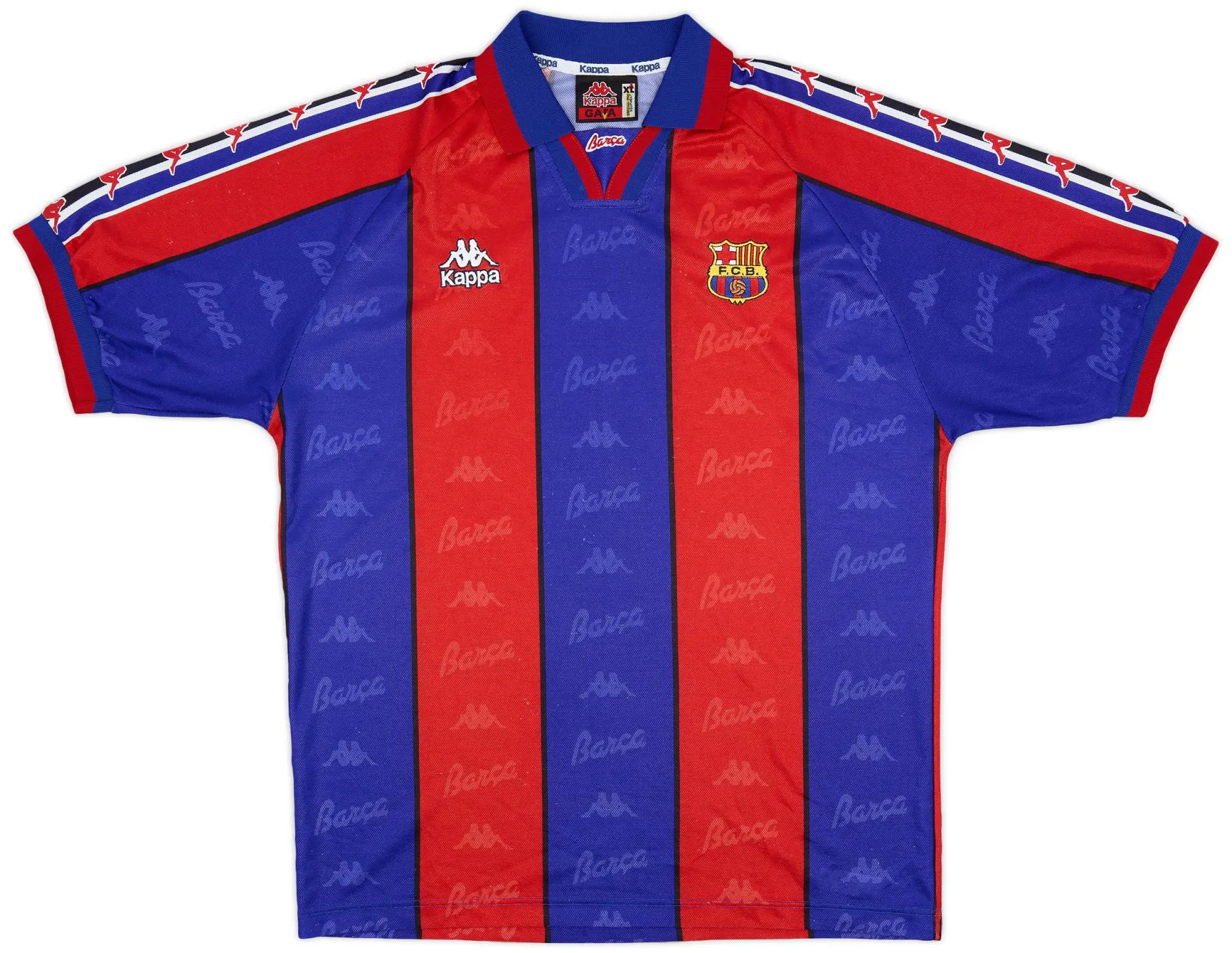 Kappa 1995-97 Barcelona Home Shirt - 8/10 - (XL)