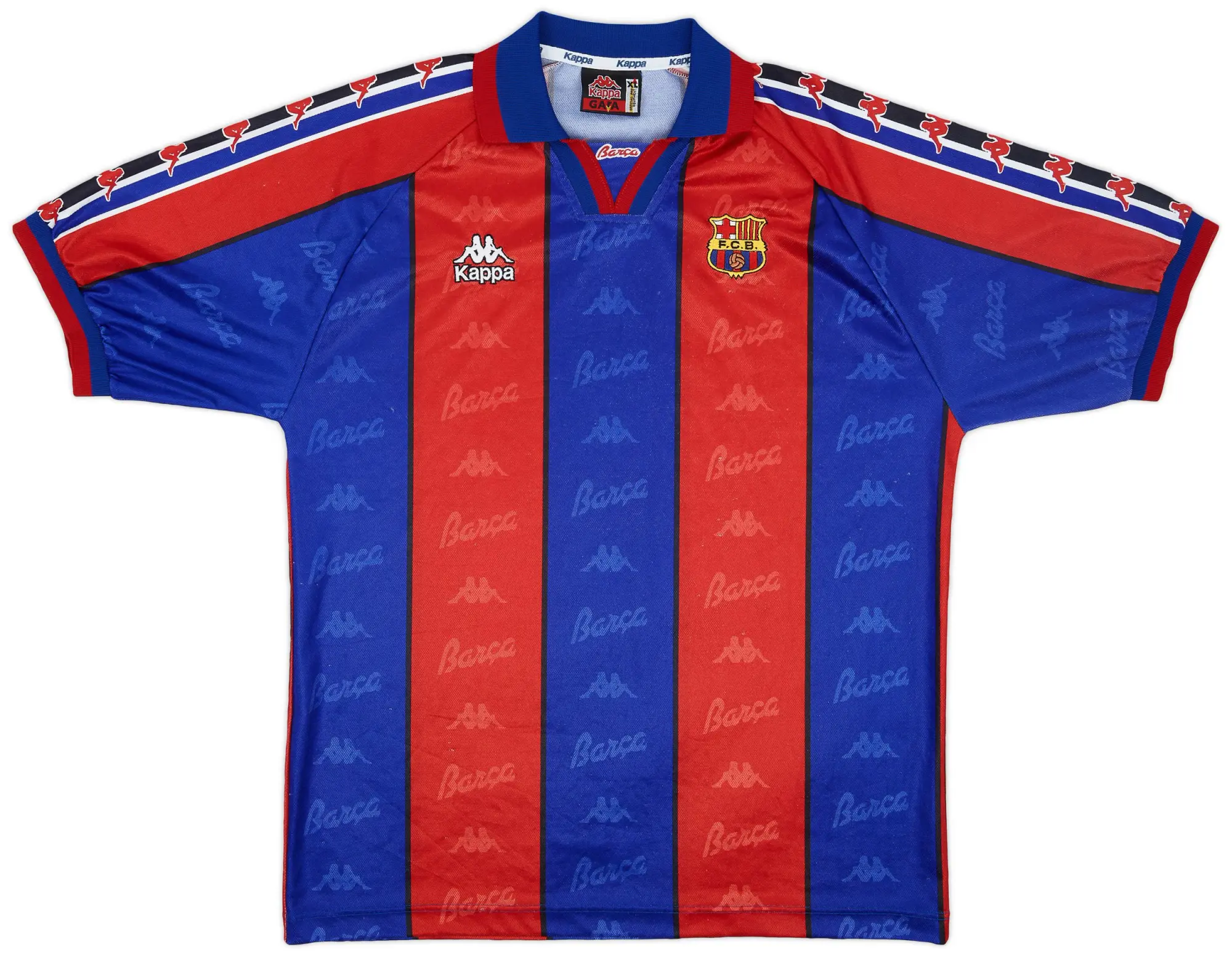 Kappa 1995-97 Barcelona Home Shirt - 8/10 - (XL)