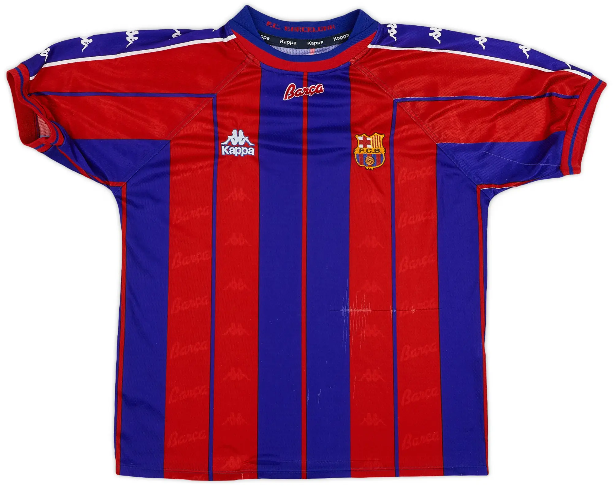 Kappa 1997-98 Barcelona Home Shirt - 7/10 - (L)