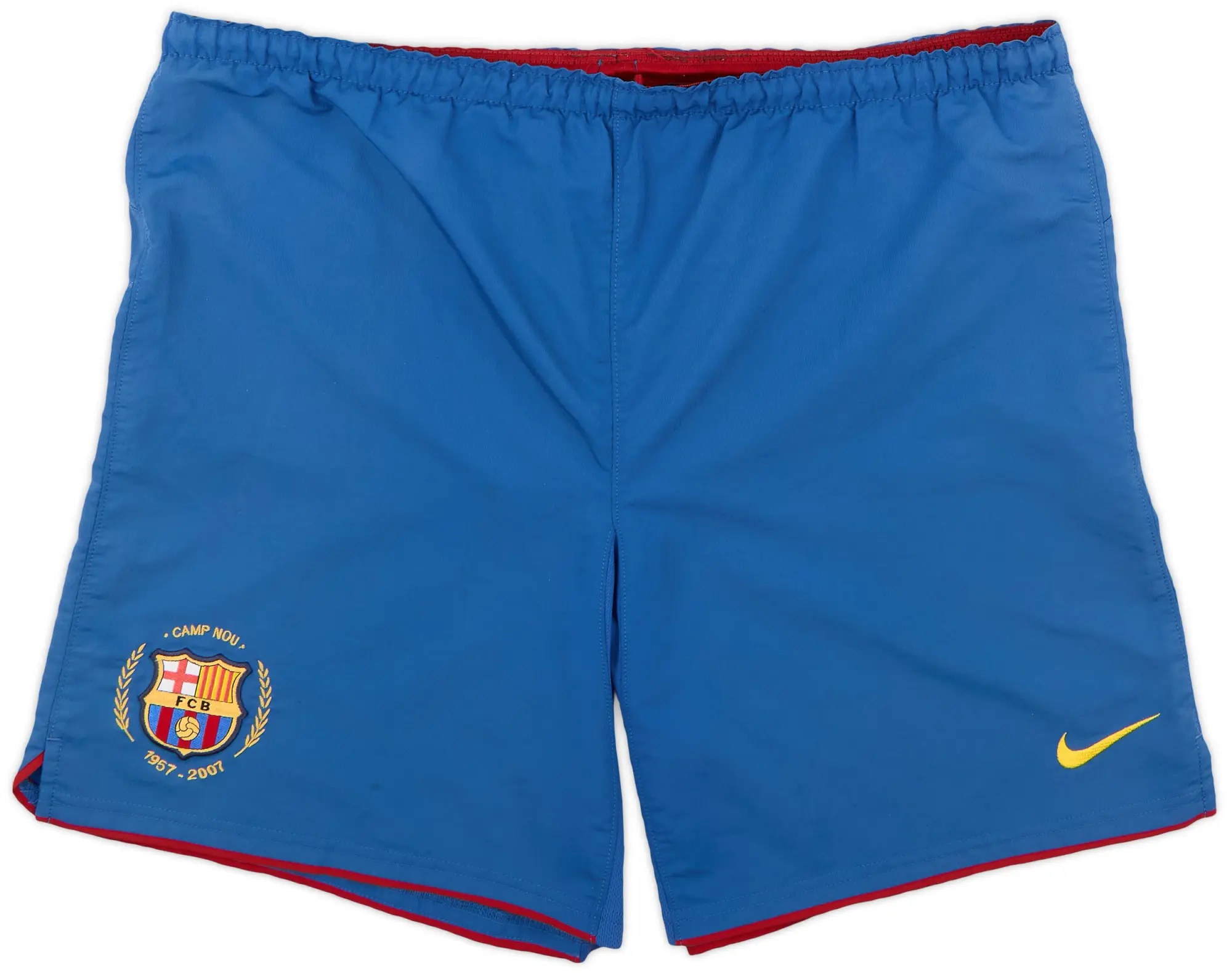 Nike 2007-08 Barcelona Home Shorts - 9/10 - (M)