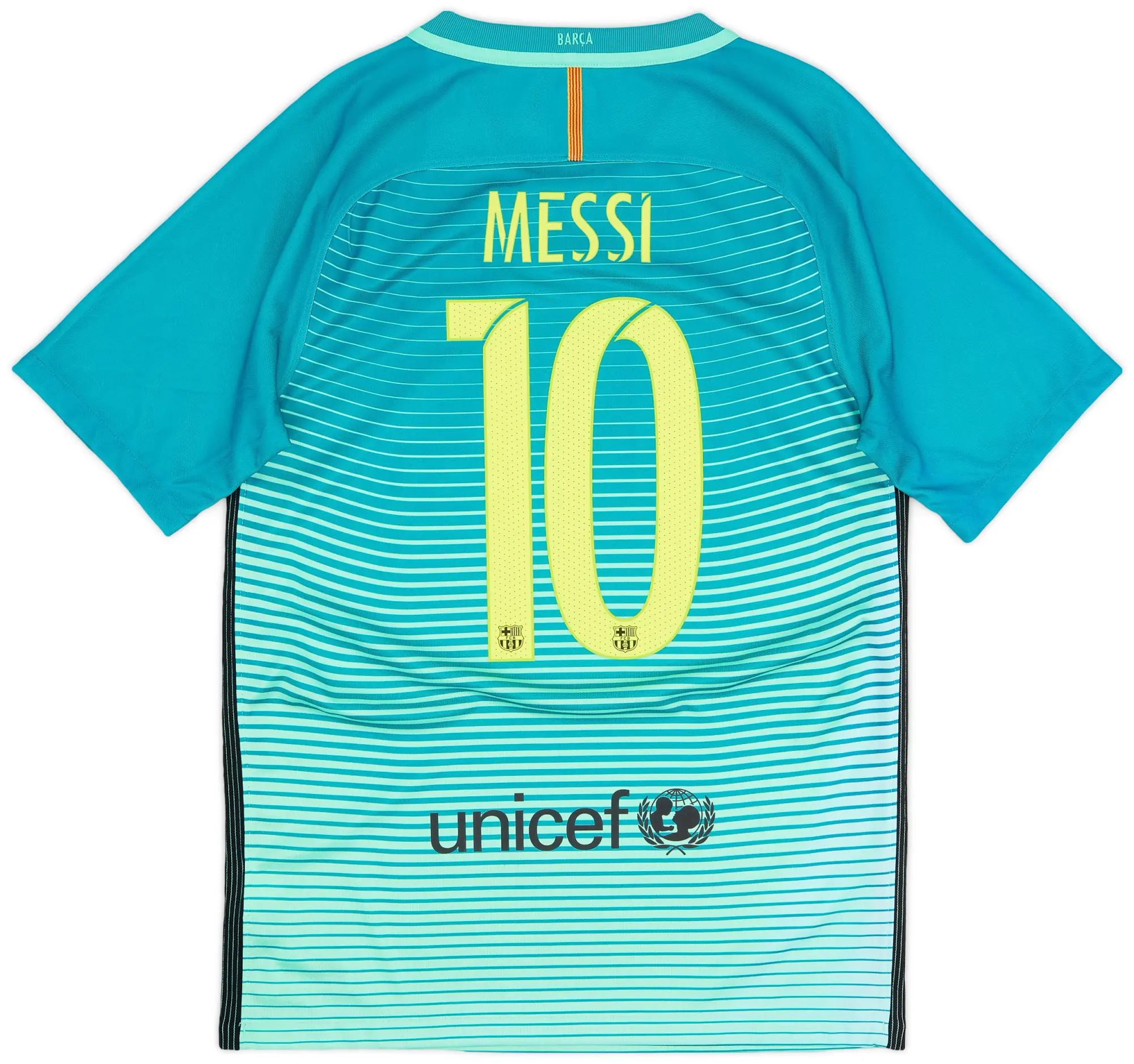 Nike 2016-17 Barcelona Third Shirt Messi #10 - 8/10 - (S)