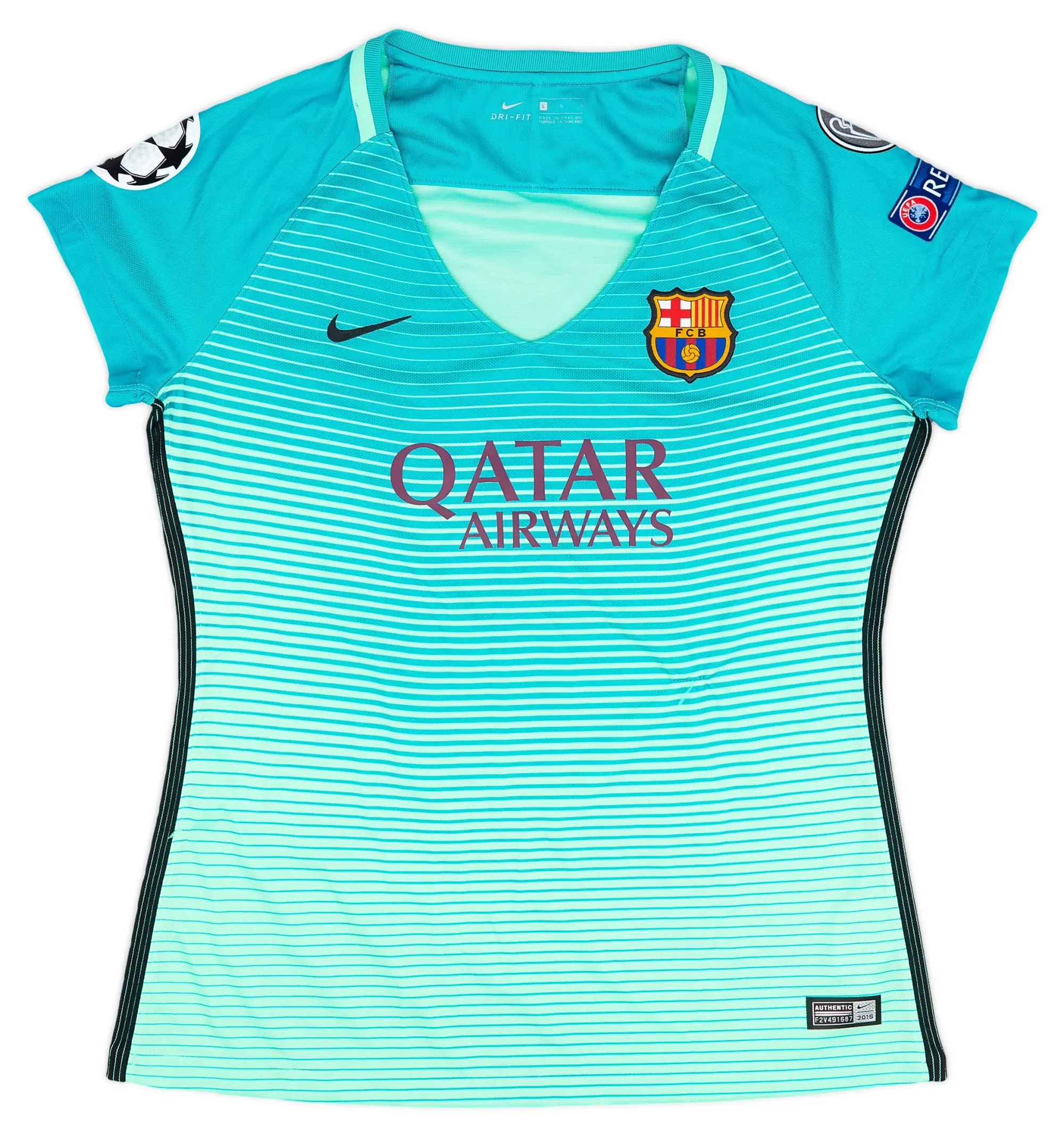 Nike 2016-17 Barcelona CL Third Shirt - 9/10 - (Women's L)