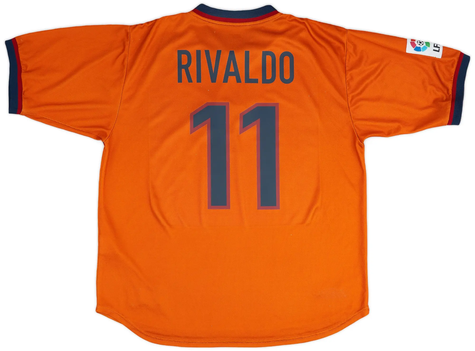 Nike 1998-00 Barcelona Third Shirt Rivaldo #11 - 8/10 - (XL)