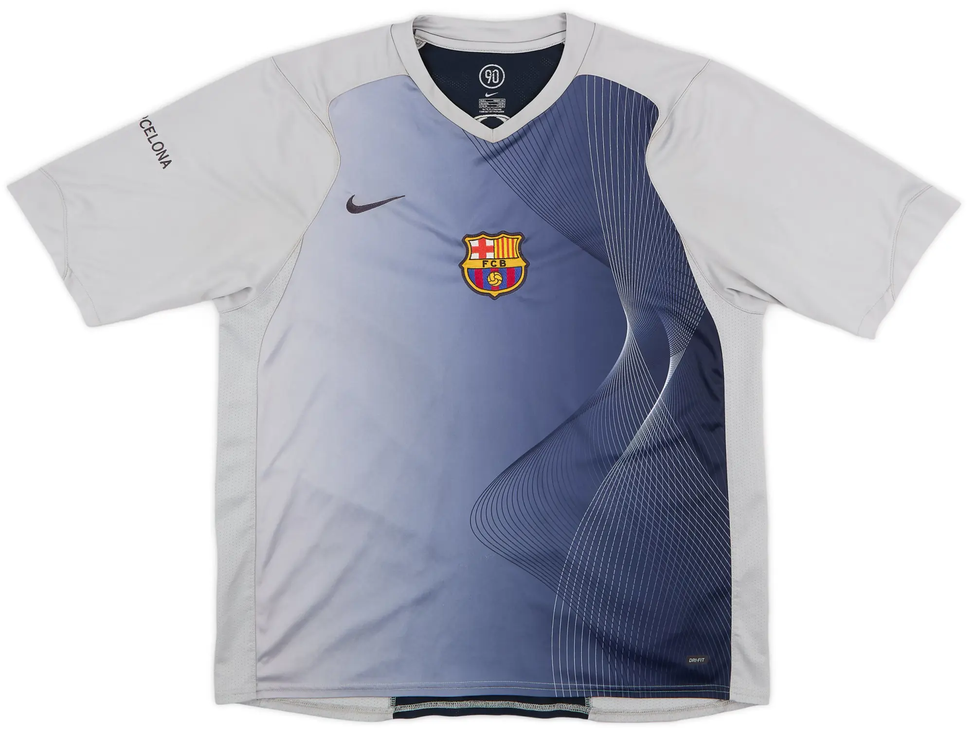 2005-06 Barcelona Nike Training Shirt - 8/10 - (L)