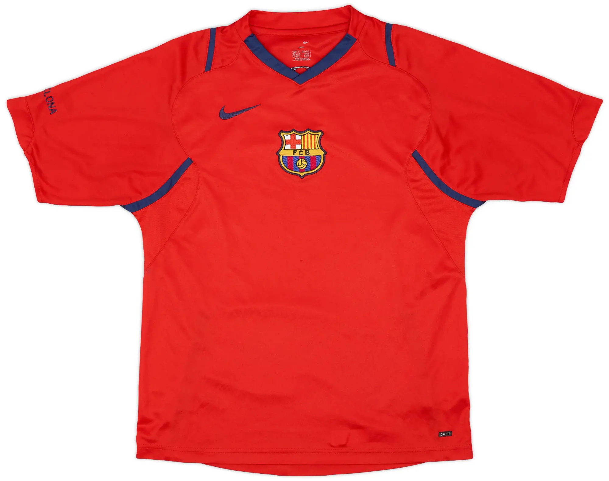 2006-07 Barcelona Nike Training Shirt - 8/10 - (S)