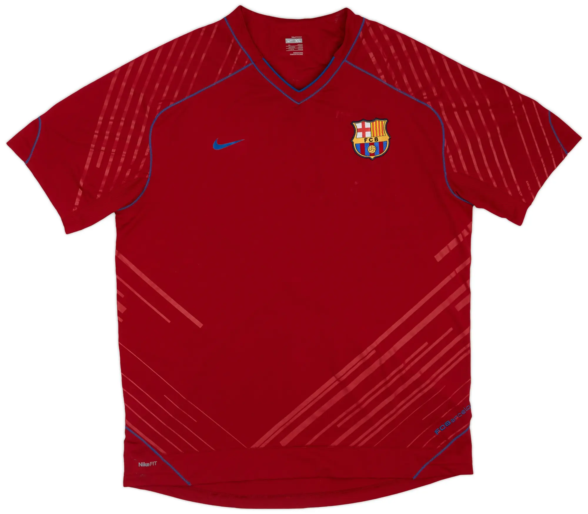 2007-08 Barcelona Nike Training Shirt - 7/10 - (XL)