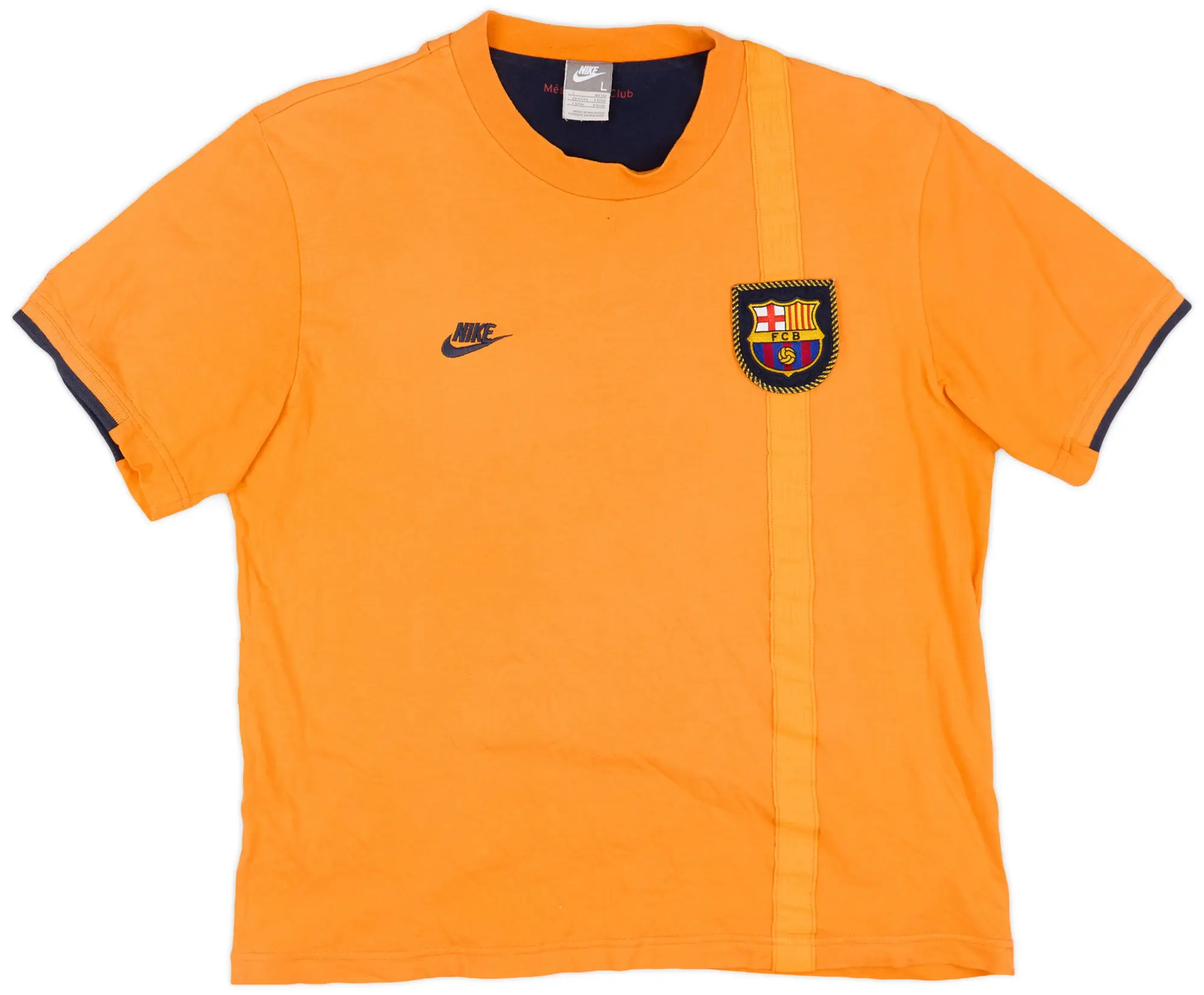 2007-08 Barcelona Nike Cotton Tee - 8/10 - (L)