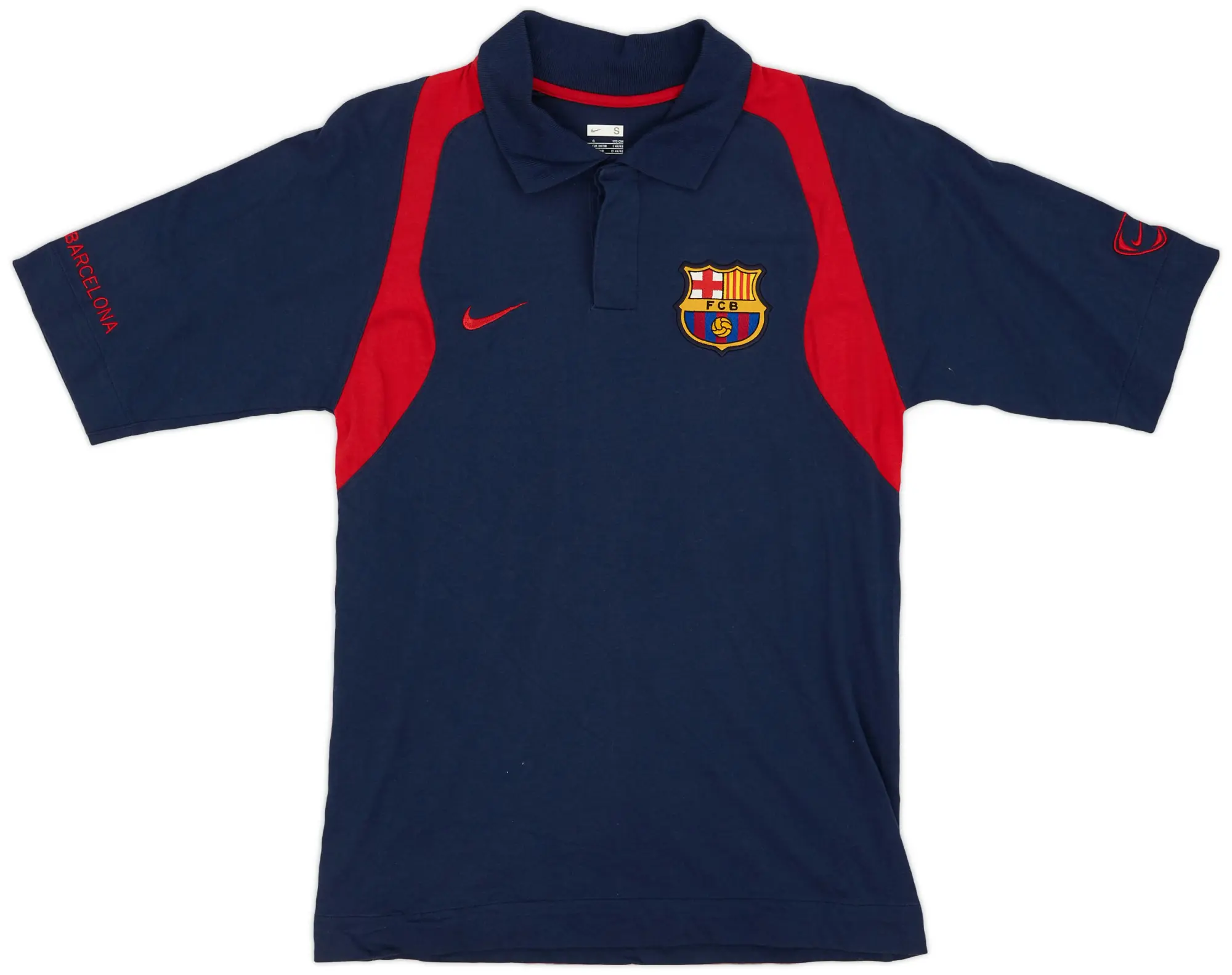 2007-08 Barcelona Nike Cotton Tee - 8/10 - (L)