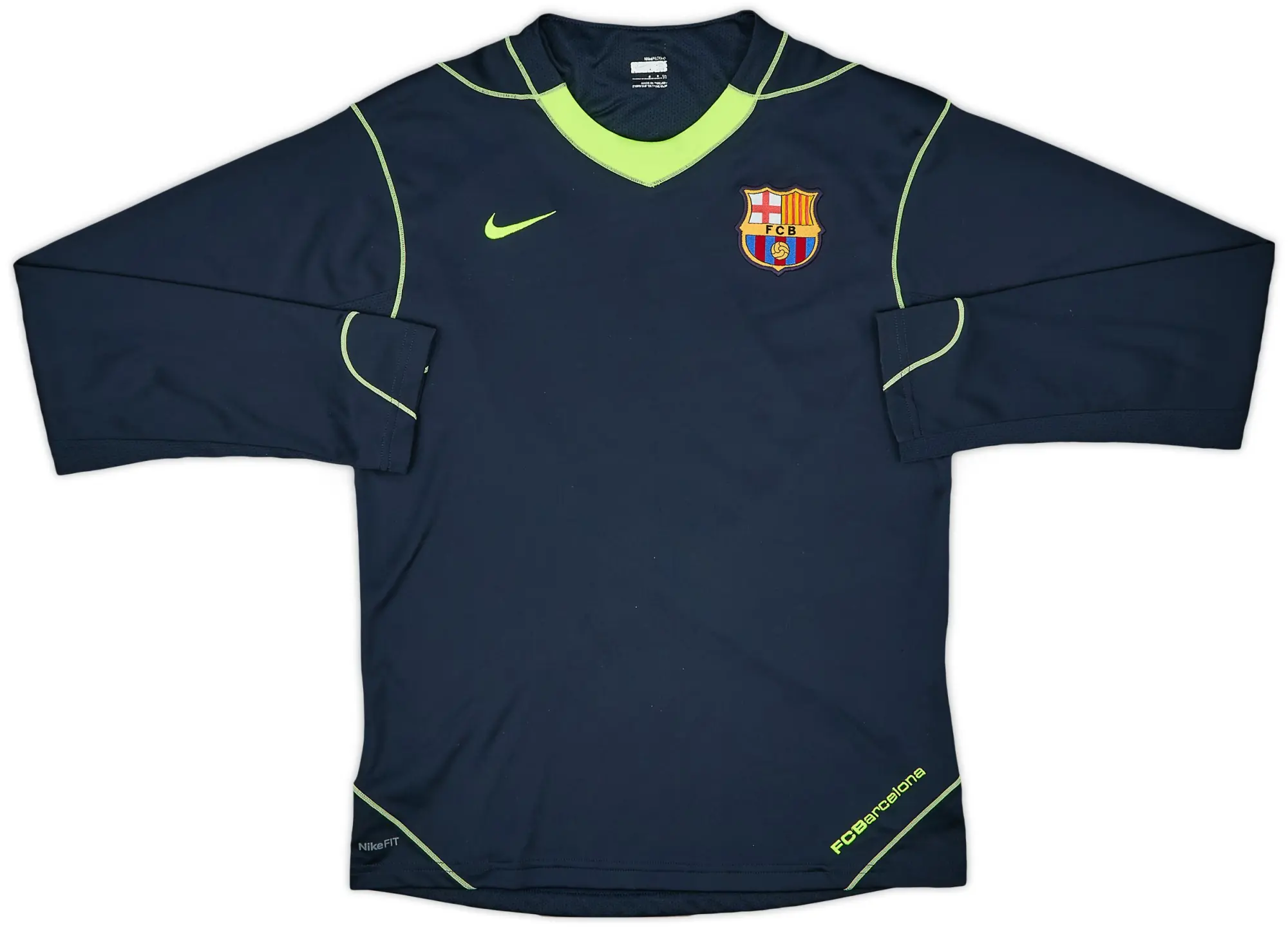 2007-08 Barcelona Nike Training L/S Shirt - 9/10 - (S)