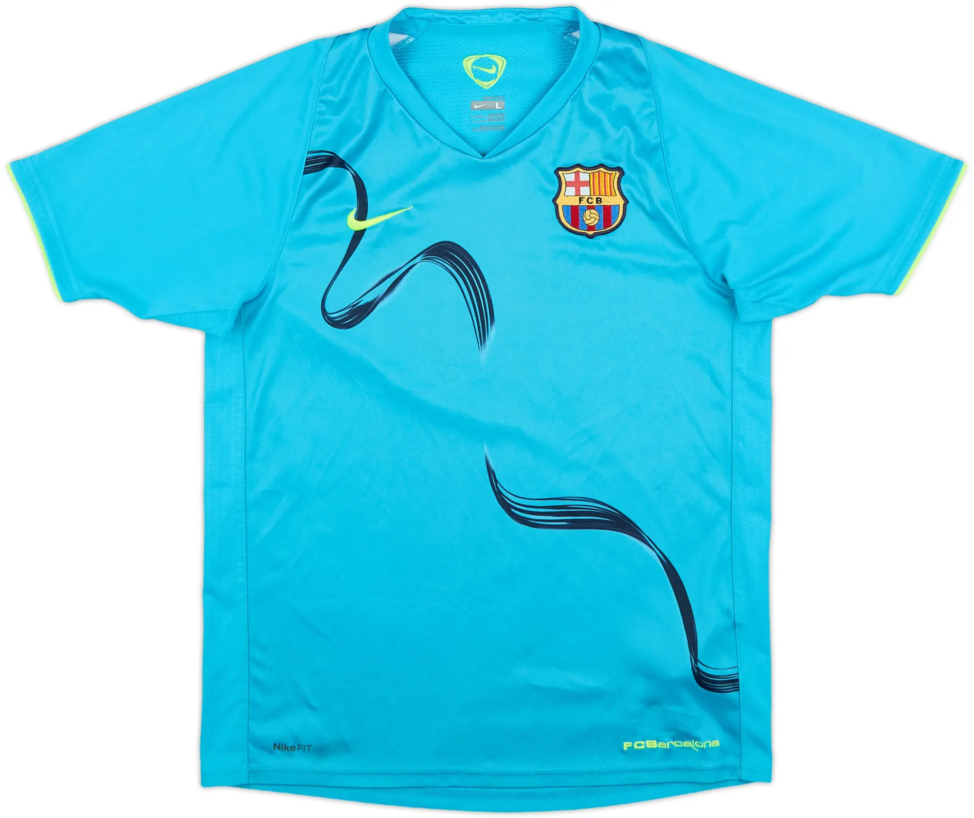 Nike Barcelona Mens SS Home Shirt 2007/08