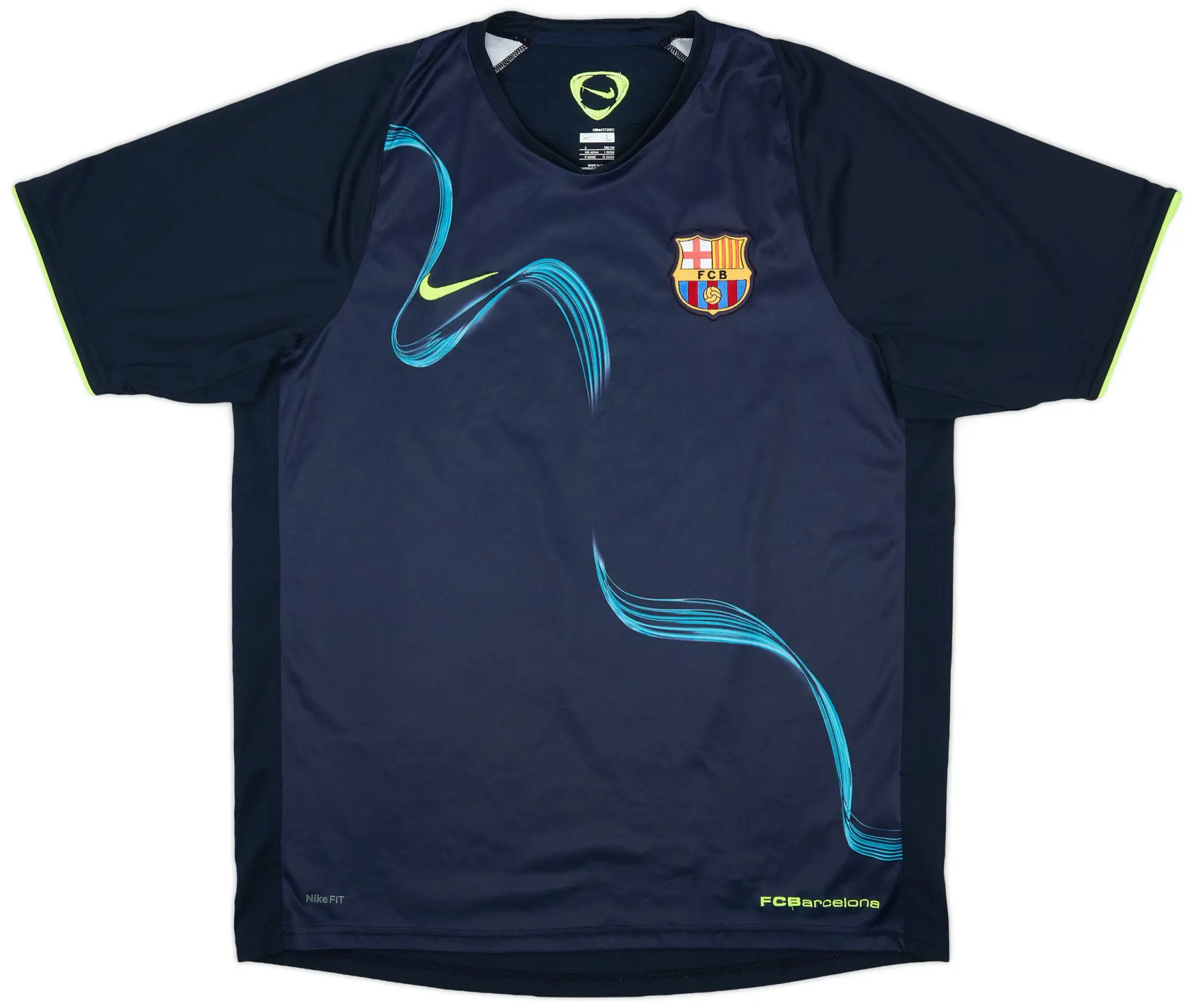 2008-09 Barcelona Nike Training Shirt - 8/10 - (L)