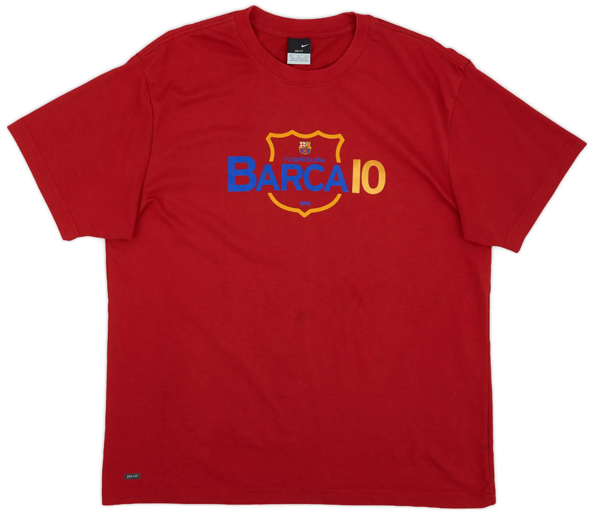 2010-11 Barcelona Nike Graphic Tee - 7/10 - (XL)