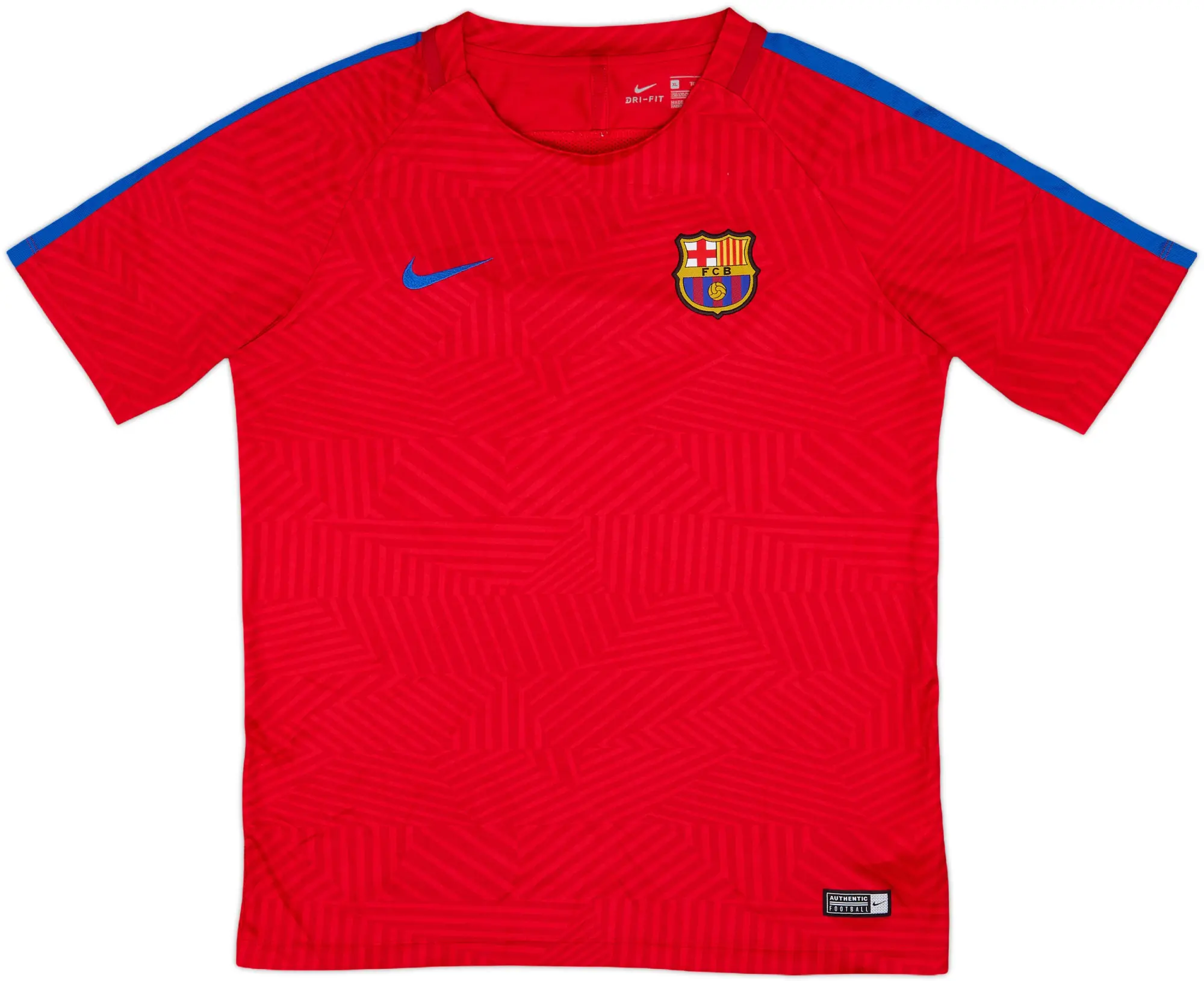 Nike Barcelona Mens SS Home Shirt 2016/17
