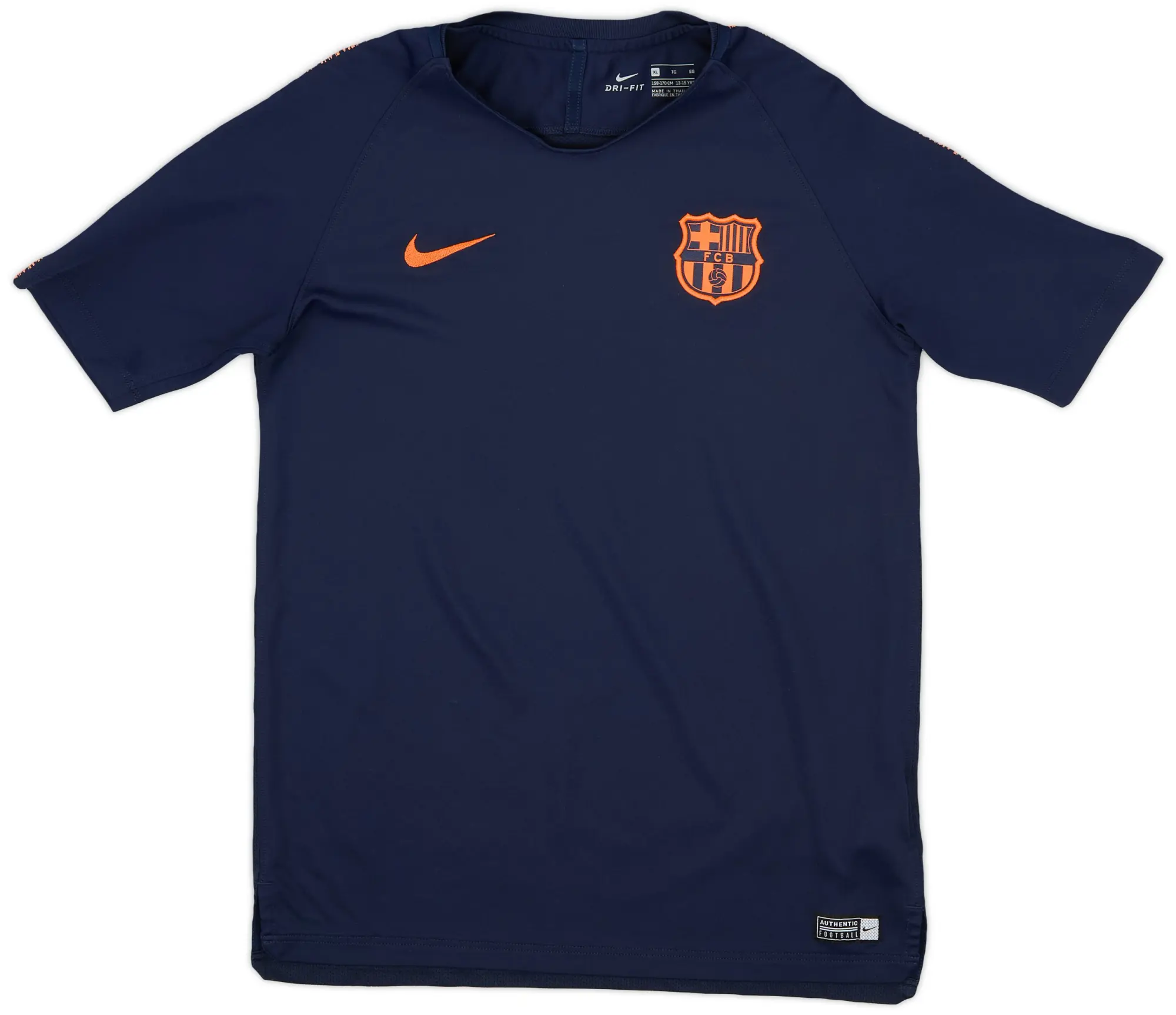 2018-19 Barcelona Nike Training Shirt - 8/10 - (L.Boys)