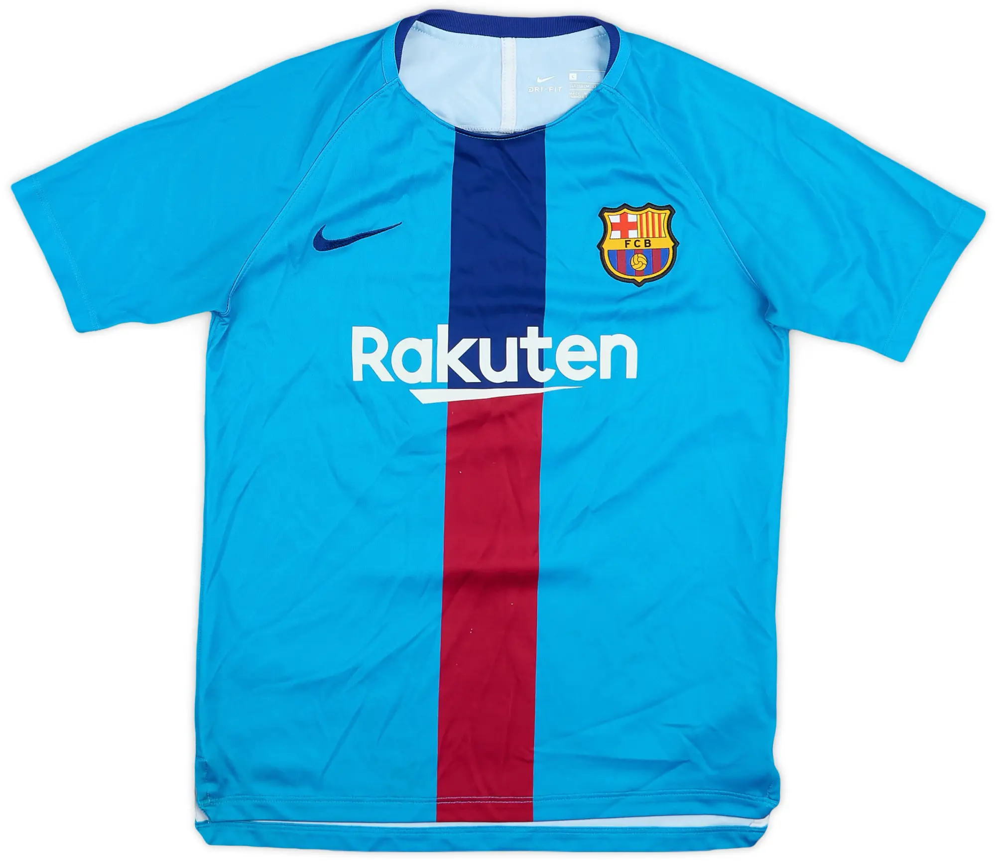 2018-19 Barcelona Nike Training Shirt - 8/10 - (L.Boys)