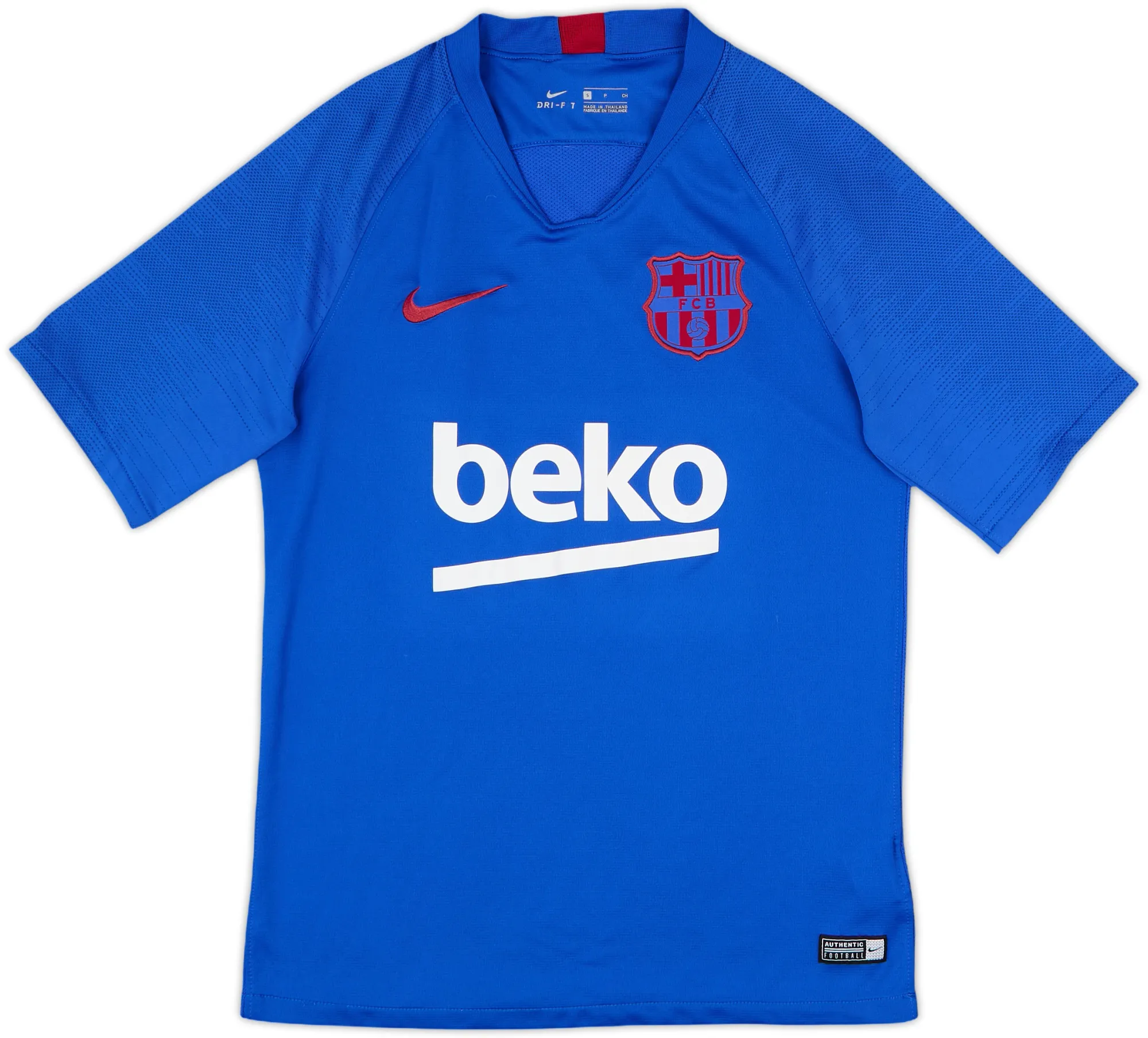 Nike Barcelona Boys SS Home Shirt 2019/20