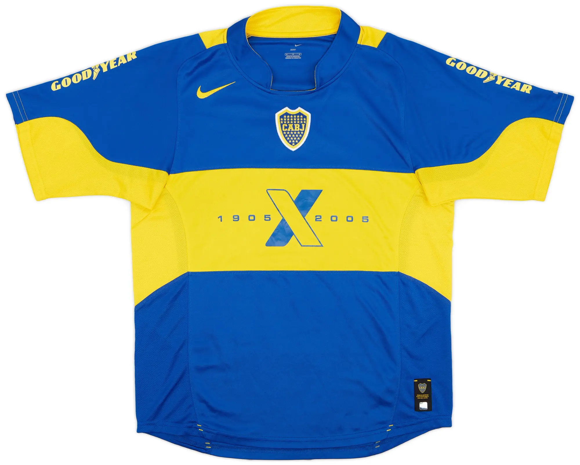 Nike Boca Juniors Mens SS Home Shirt 2005/06