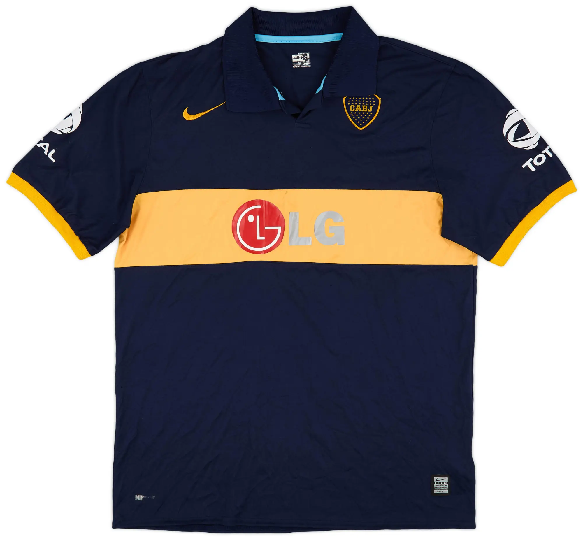 Nike 2009-10 Boca Juniors Home Shirt - 7/10 - (XXL)