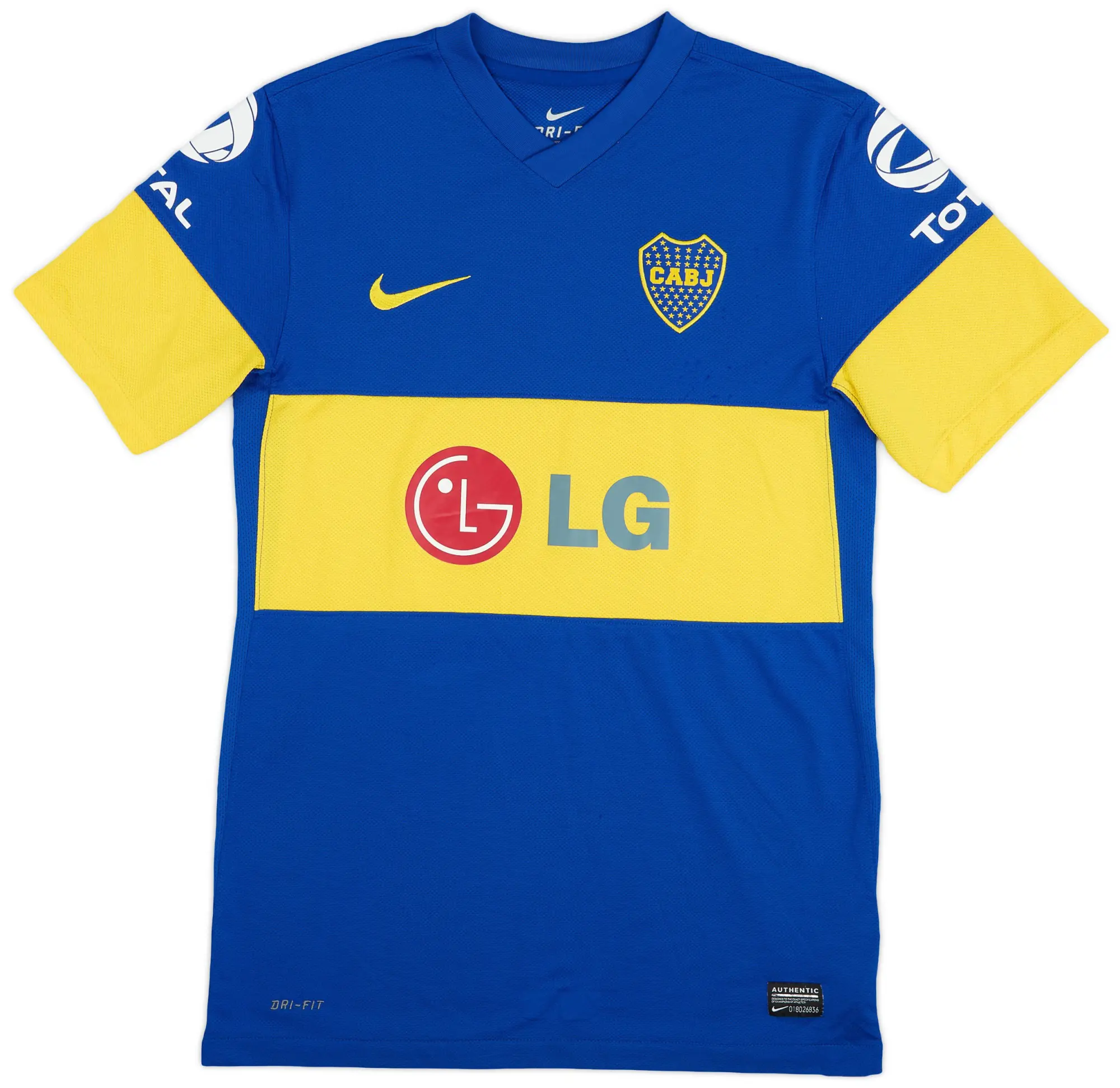 Nike 2011-12 Boca Juniors Home Shirt - 9/10 - (S)