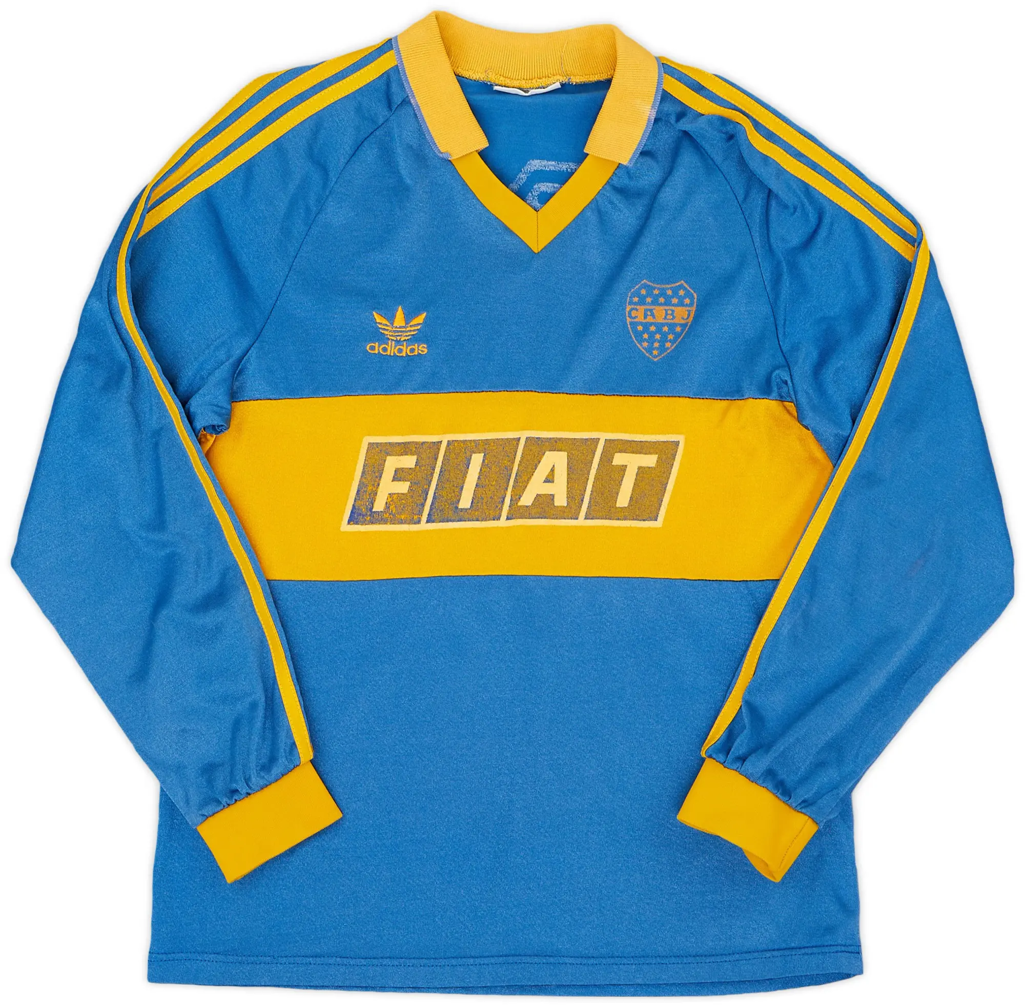 adidas 1991-92 Boca Juniors Home L/S Shirt - 5/10 - (S)