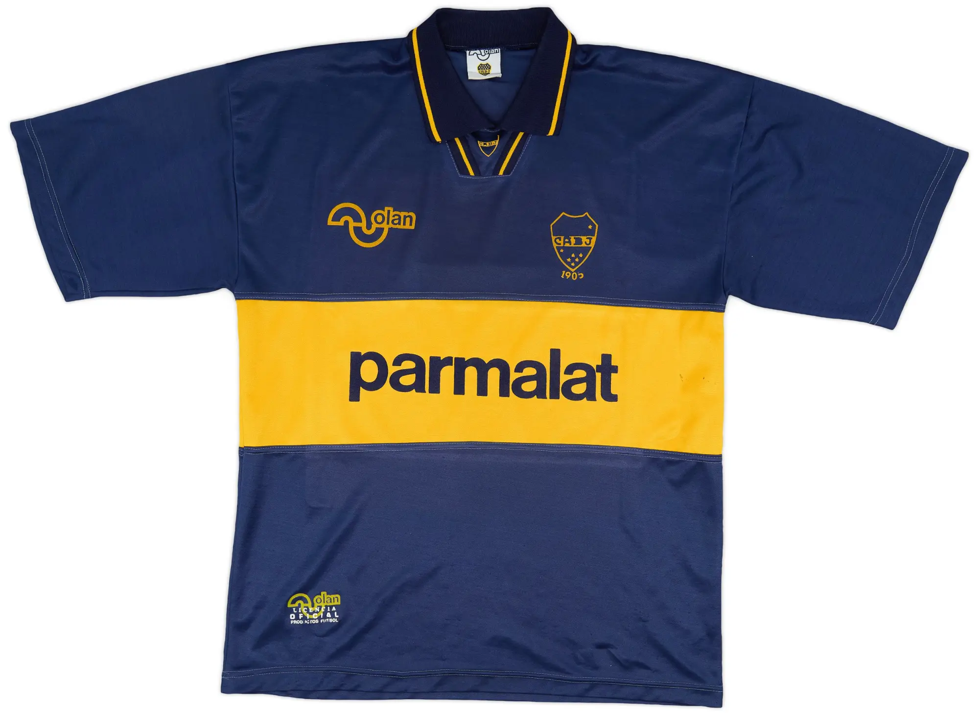 adidas 1992-93 Boca Juniors Home Shirt - 4/10 - (L)