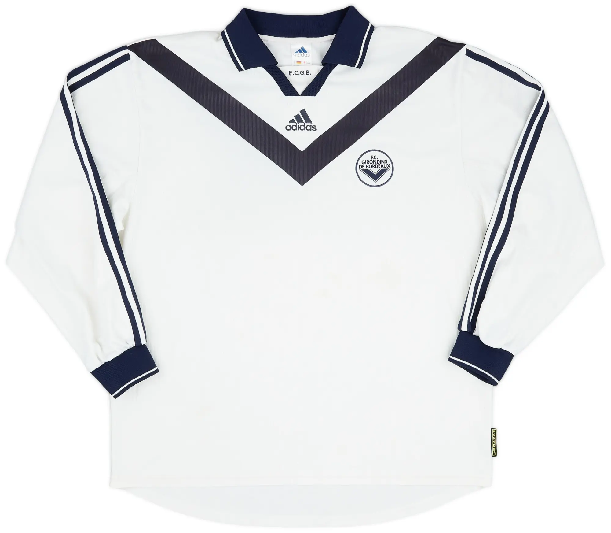 adidas 1999-00 Bordeaux Player Issue Away L/S Shirt - 8/10 - (XL)