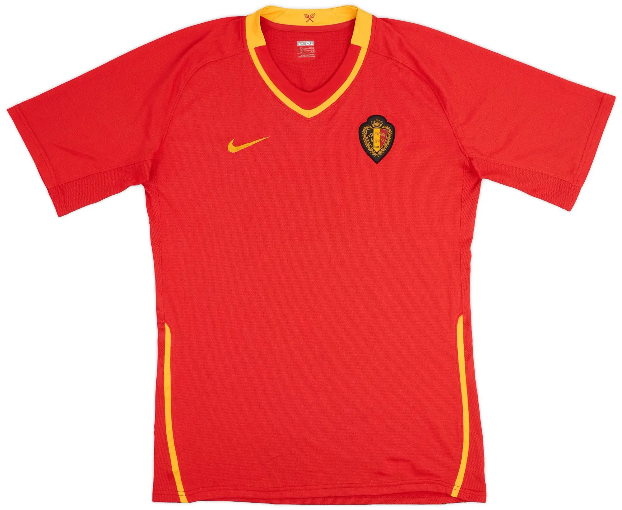 Nike 2008-09 Belgium Player Issue Home Shirt - 8/10 - (XXL)