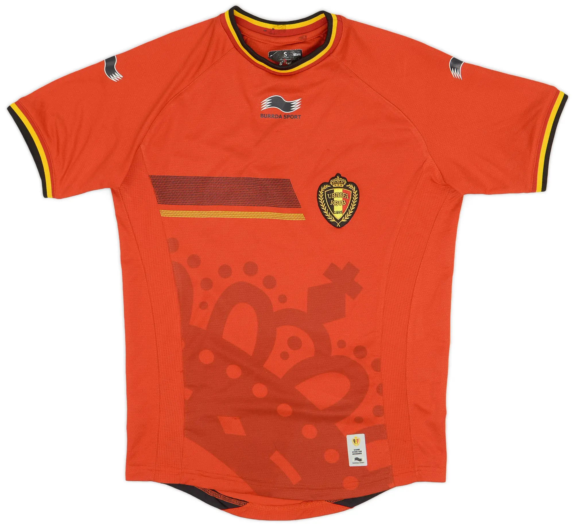 Burrda 2014-15 Belgium Home Shirt - 6/10 - (S)