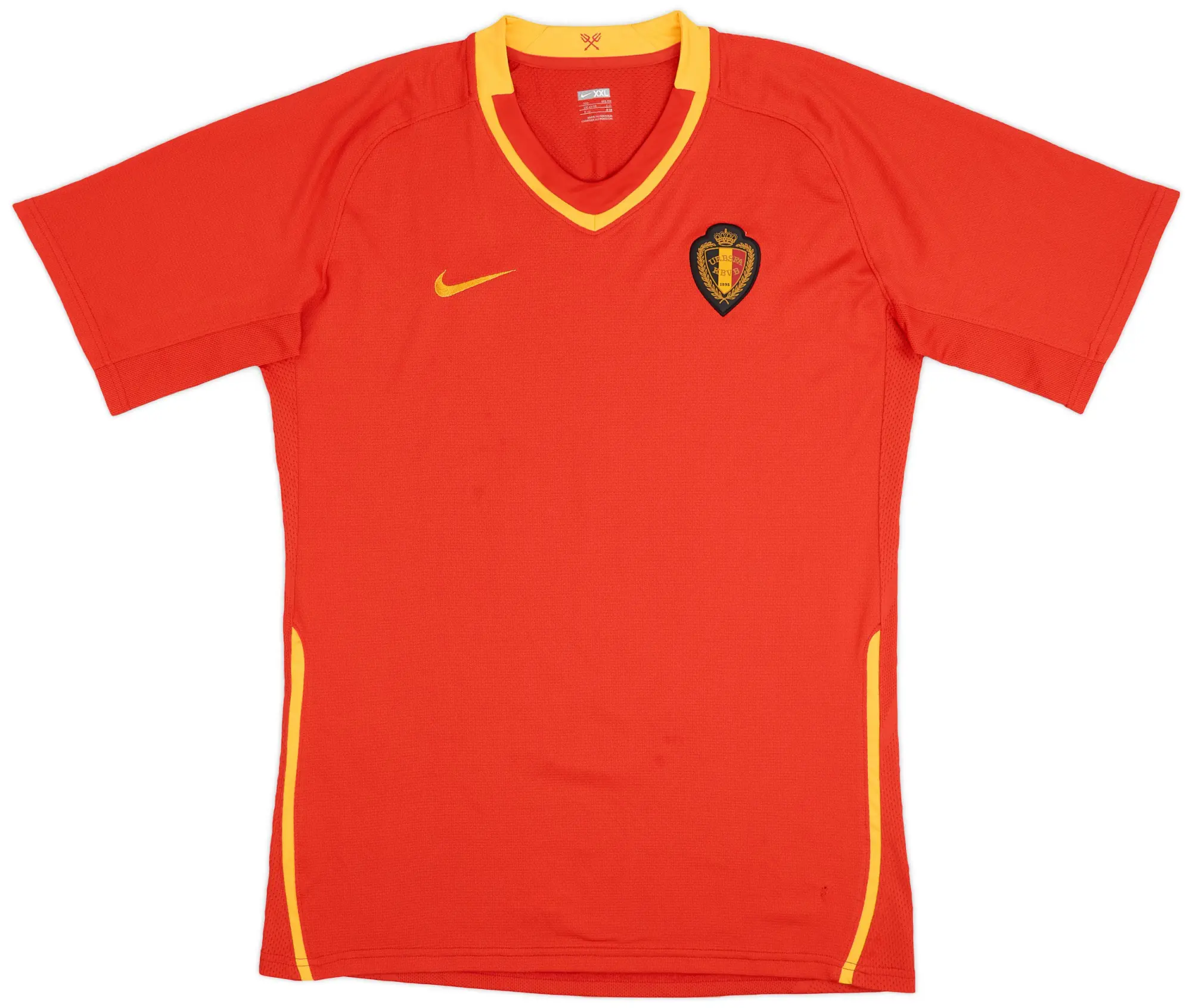 Nike 2008-09 Belgium Player Issue Home Shirt - 8/10 - (XXL)