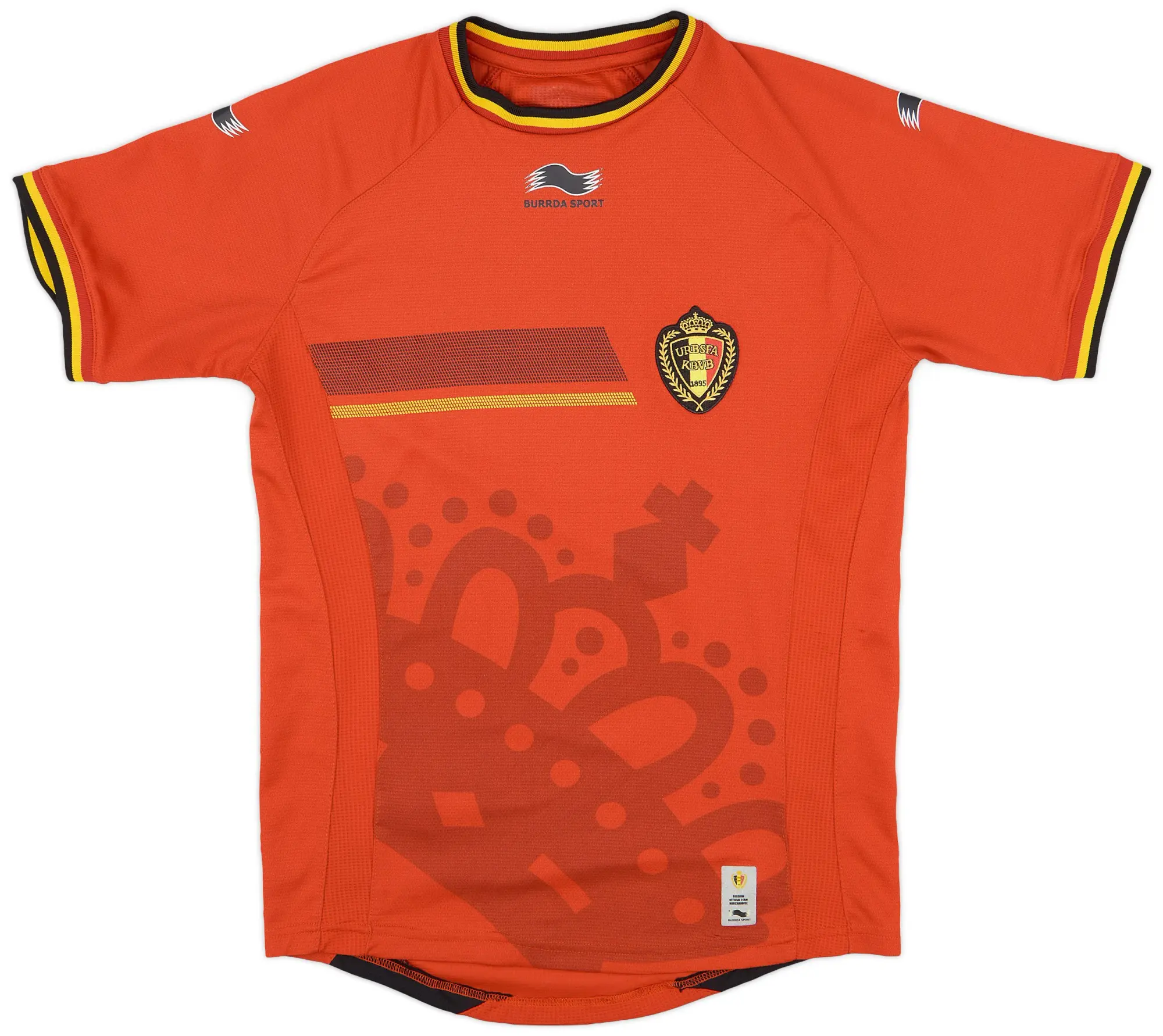 Burrda 2014-15 Belgium Home Shirt - 8/10 - (S)