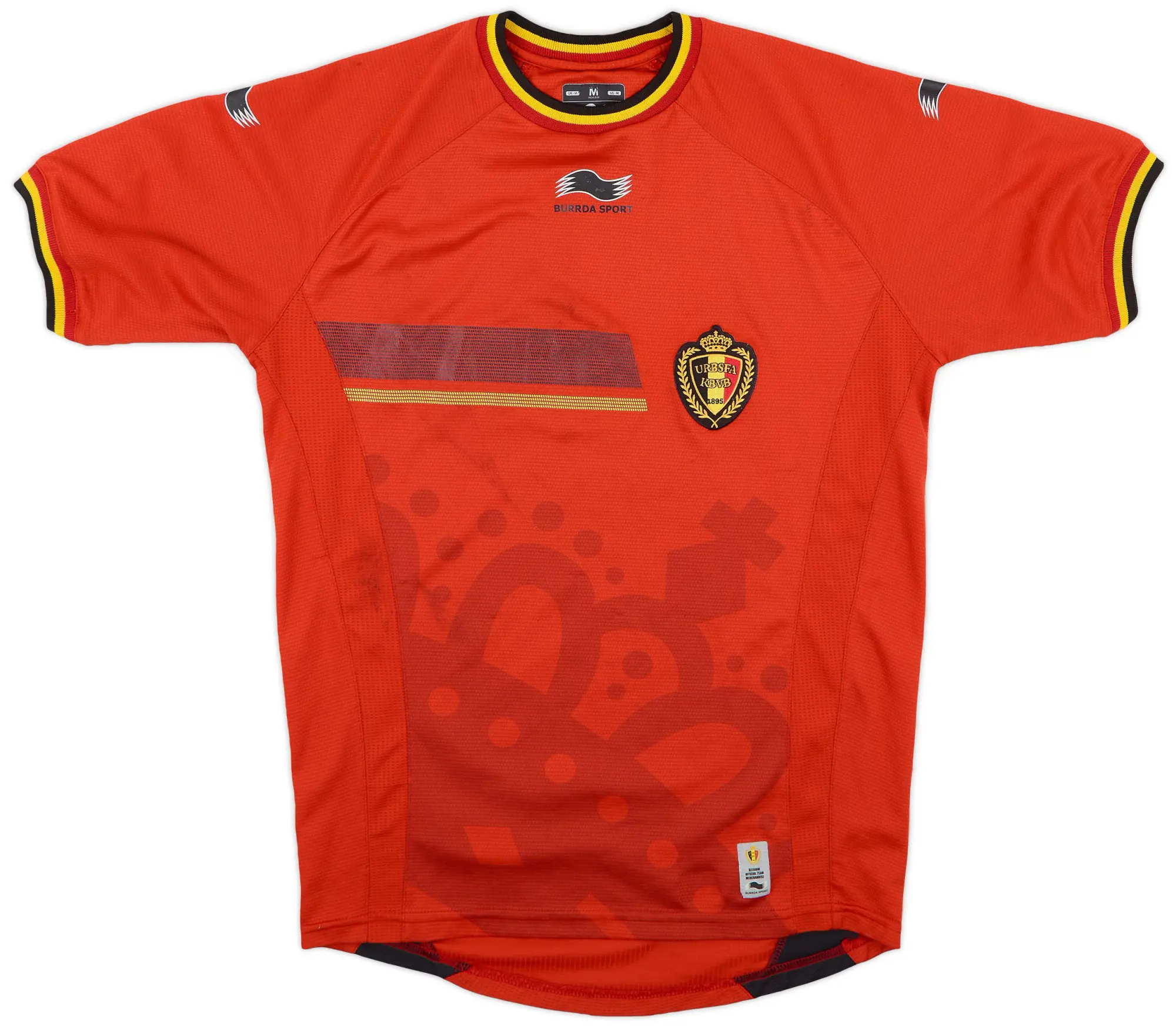 Burrda 2014-15 Belgium Home Shirt - 6/10 - (M)