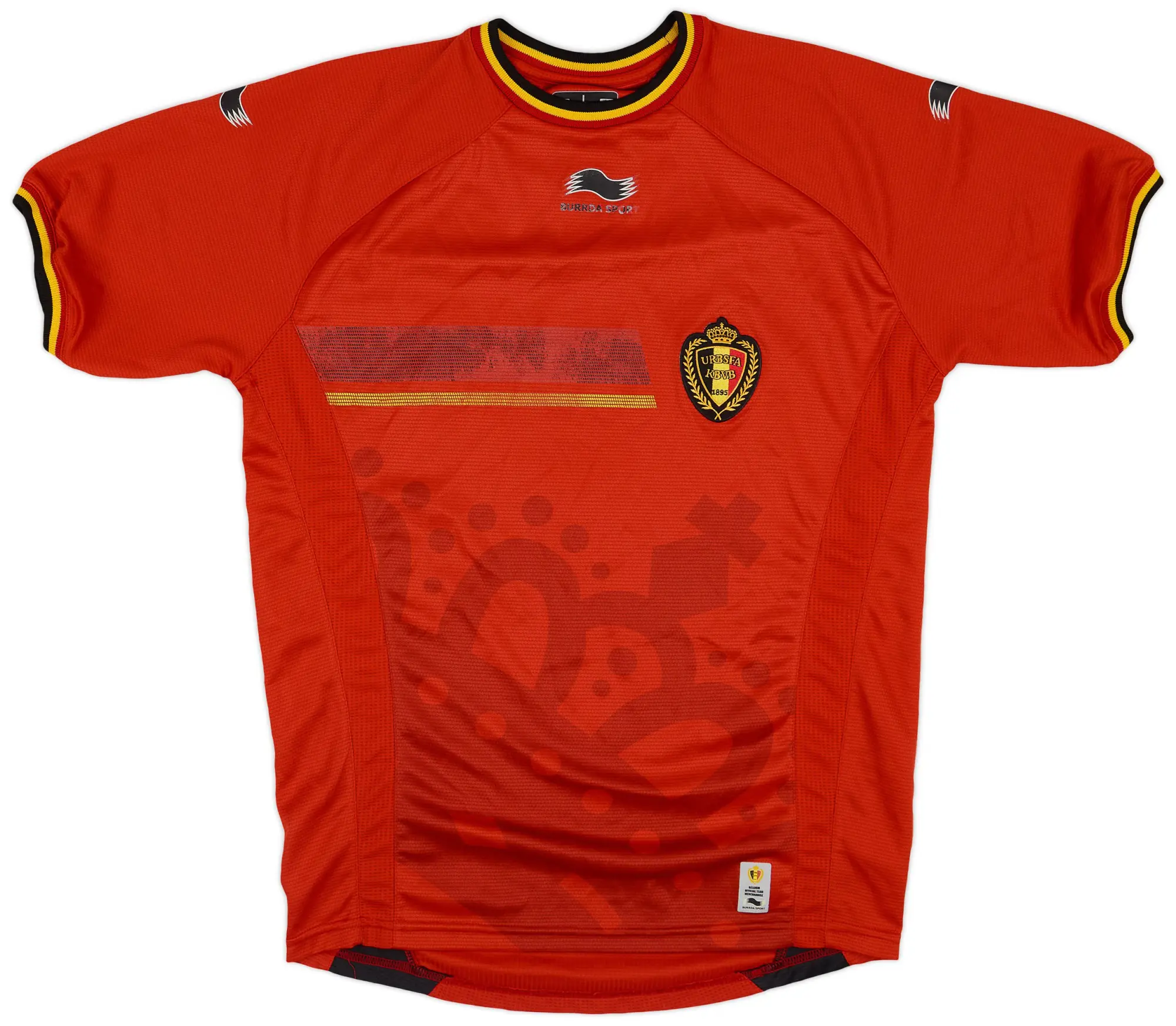 Burrda 2014-15 Belgium Home Shirt - 5/10 - (L)