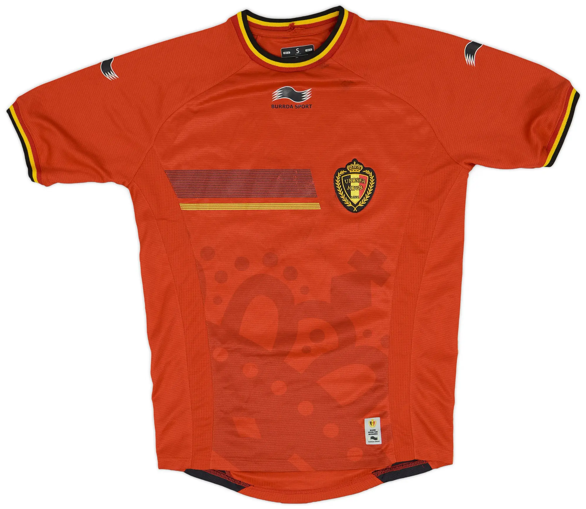 Burrda 2014-15 Belgium Home Shirt - 6/10 - (S)