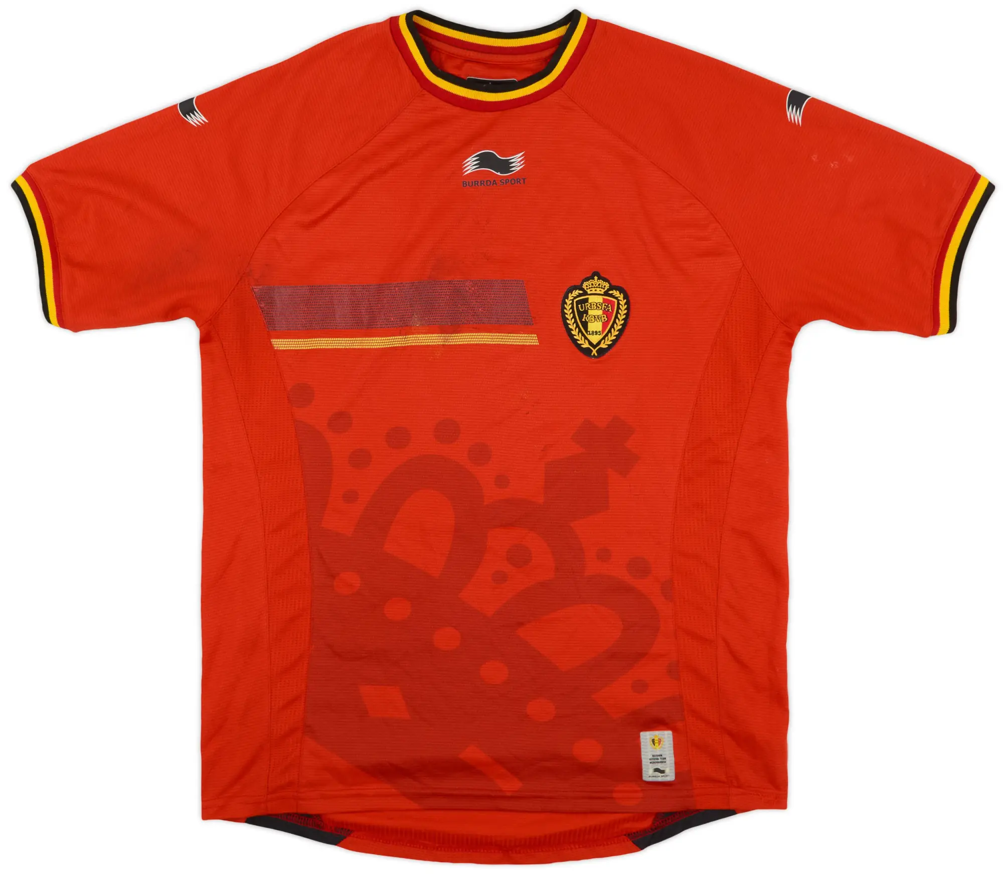 Burrda 2014-15 Belgium Home Shirt - 5/10 - (L)