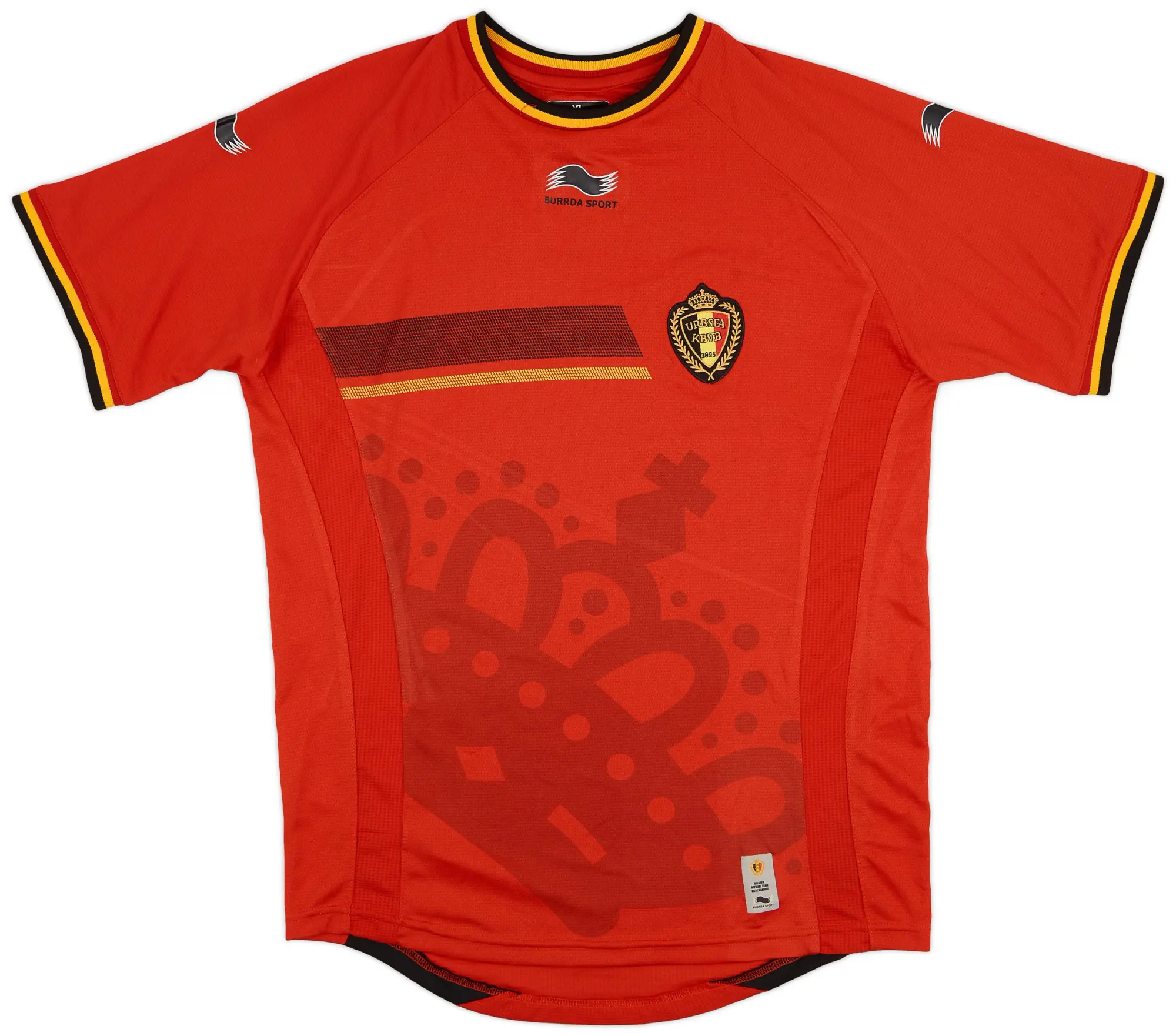 Burrda 2014-15 Belgium Home Shirt - 9/10 - (XL)