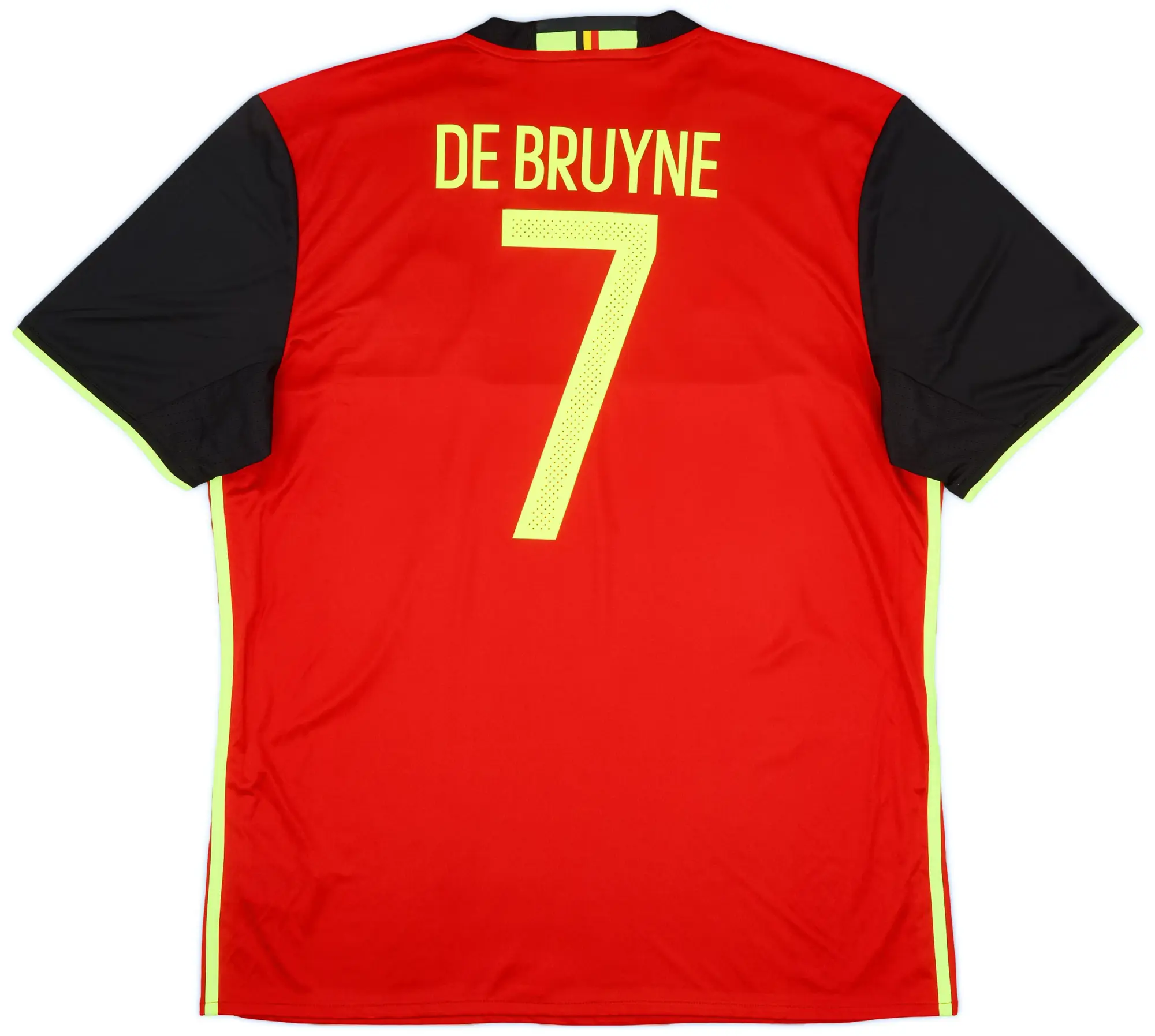 adidas 2016-17 Belgium Home Shirt De Bruyne #7 - 6/10 - (XL)