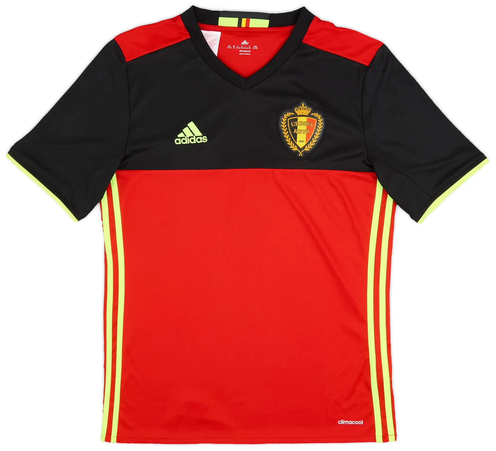 adidas 2016-17 Belgium Home Shirt - 8/10 - (XL.Boys)